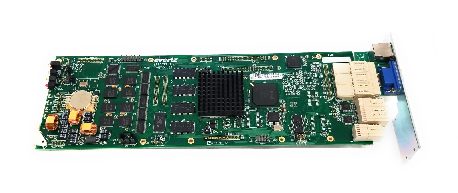 Evertz 7700FC VistaLINK Frame Controller Module for 7700 MultiFrame