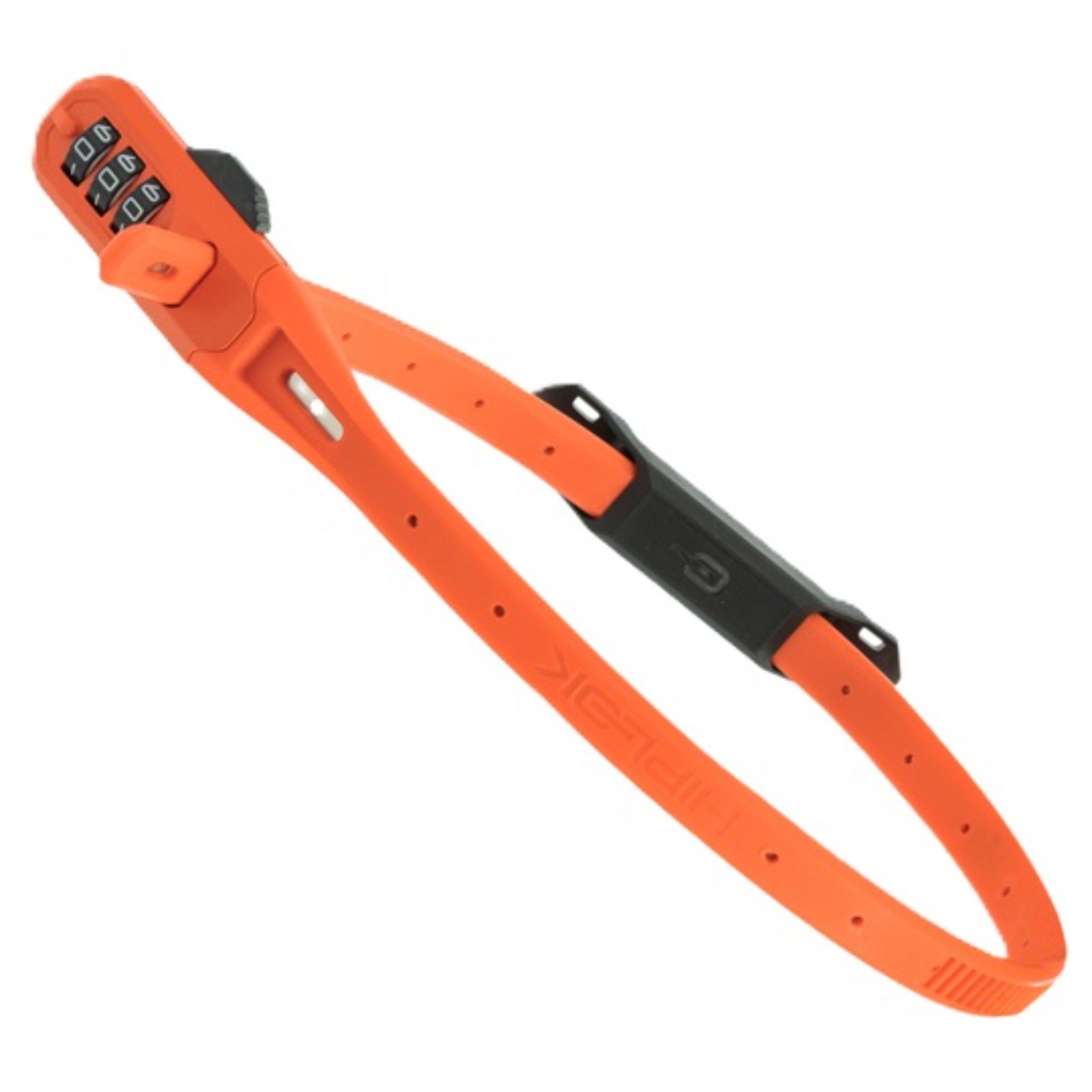 Hiplok Z Lok Combo V2 Combination Steel Core Lock & Frame Mount Bracket - Orange