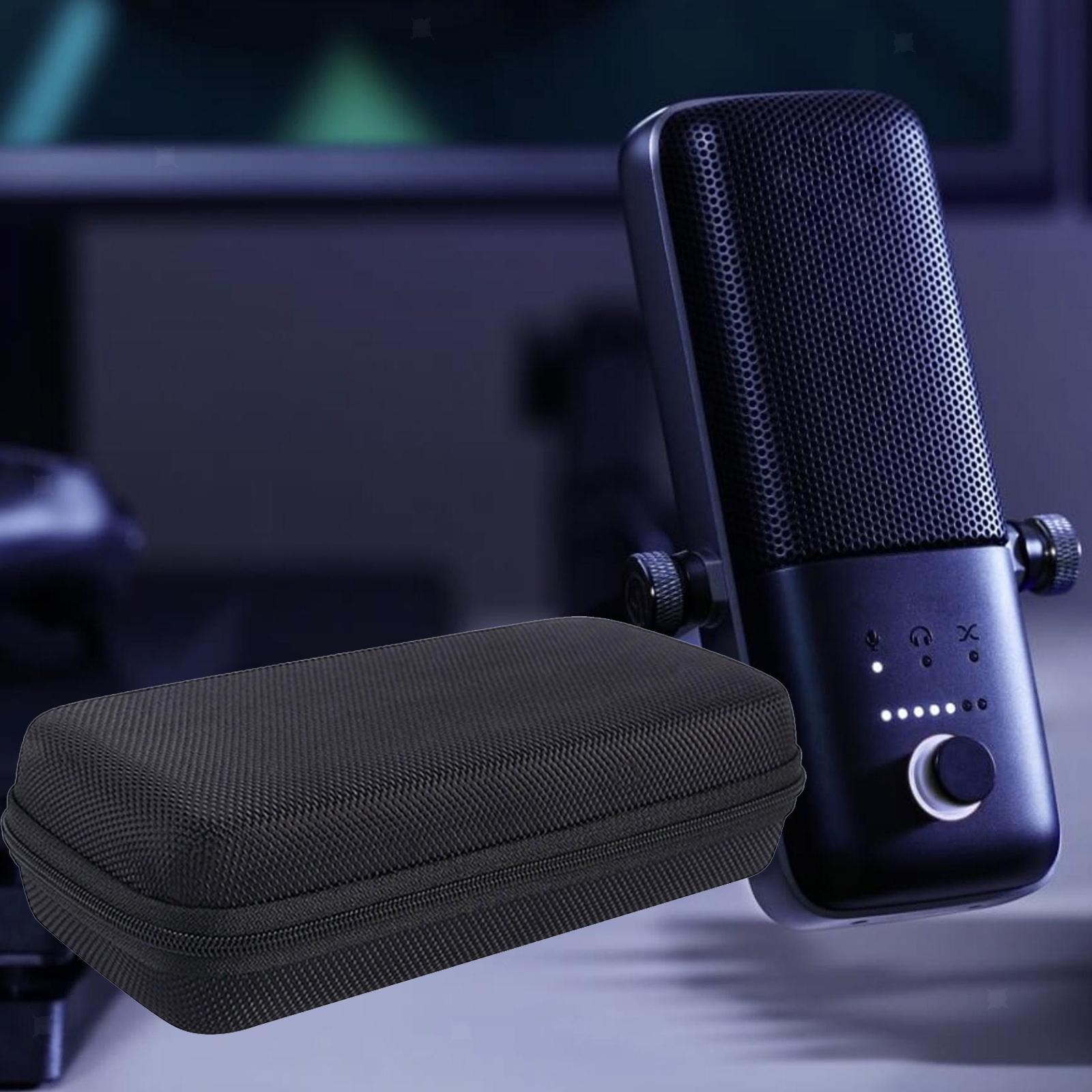 Microphone Case EVA Waterproof Protective Shockproof Mic Bag