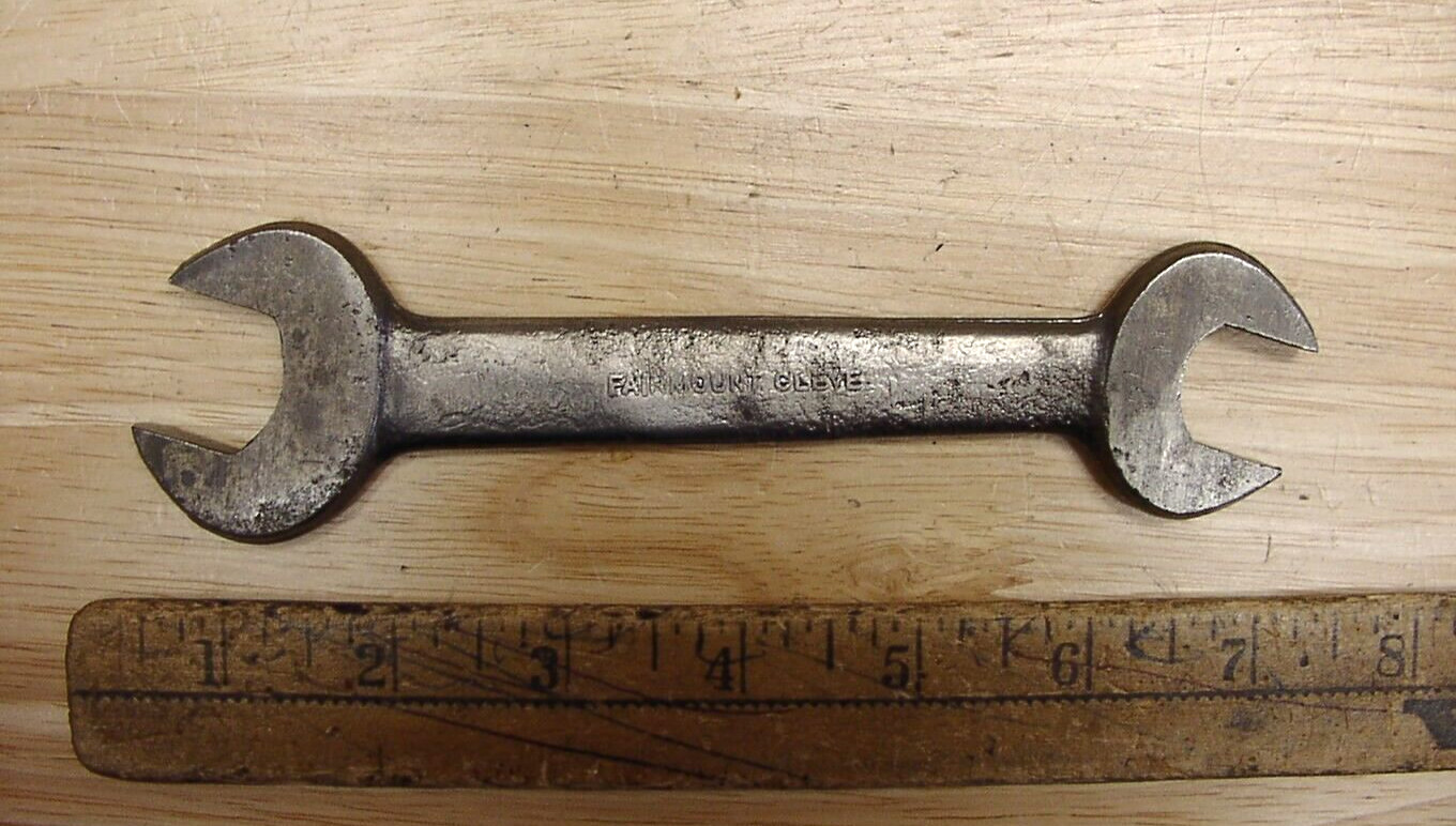 Antique Fairmount Cleveland Open End Wrench,13/16" X 11/16" X 6-13/16",Good Cond