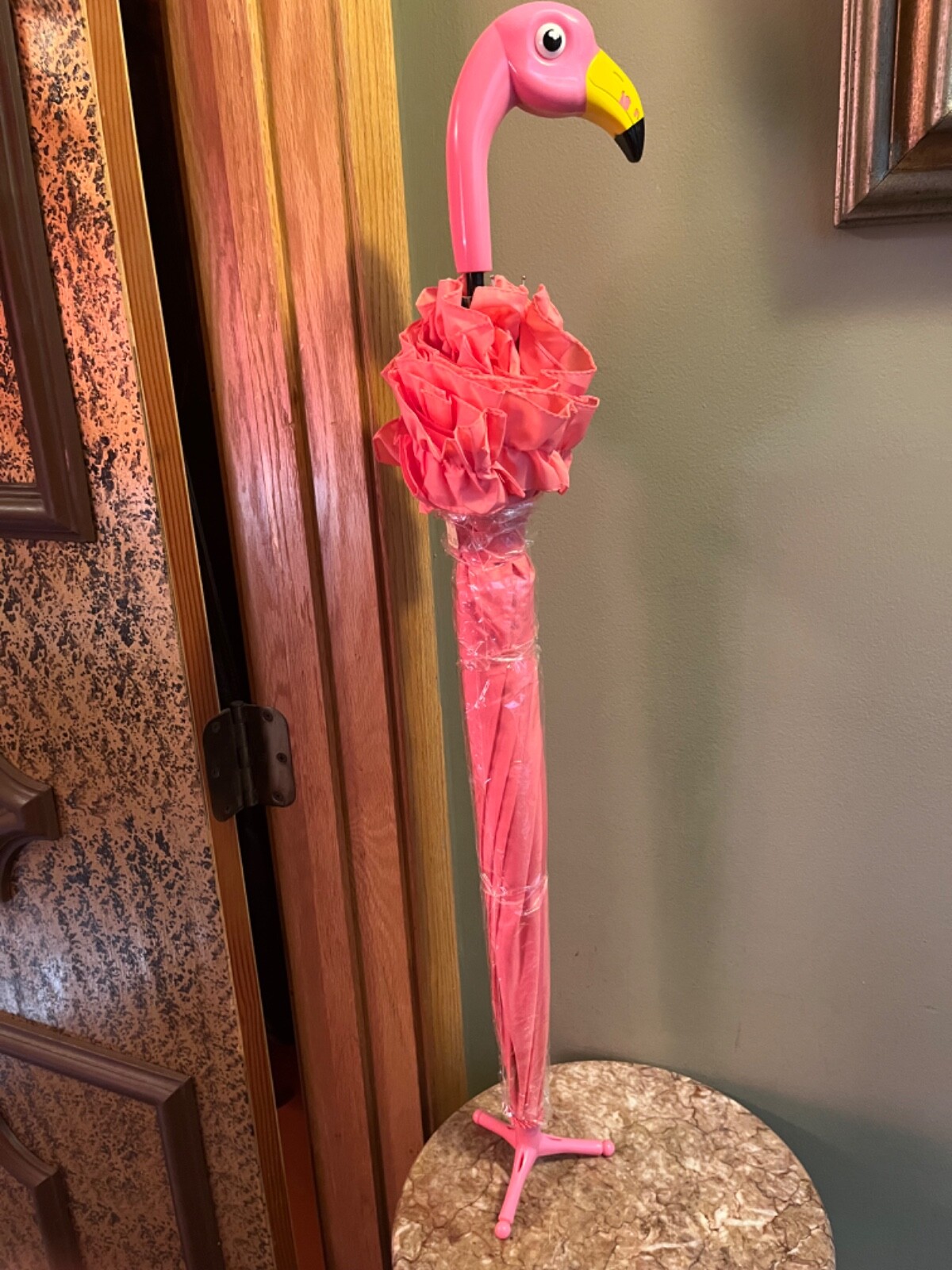 PINK FLAMINGO Self-Standing Umbrella