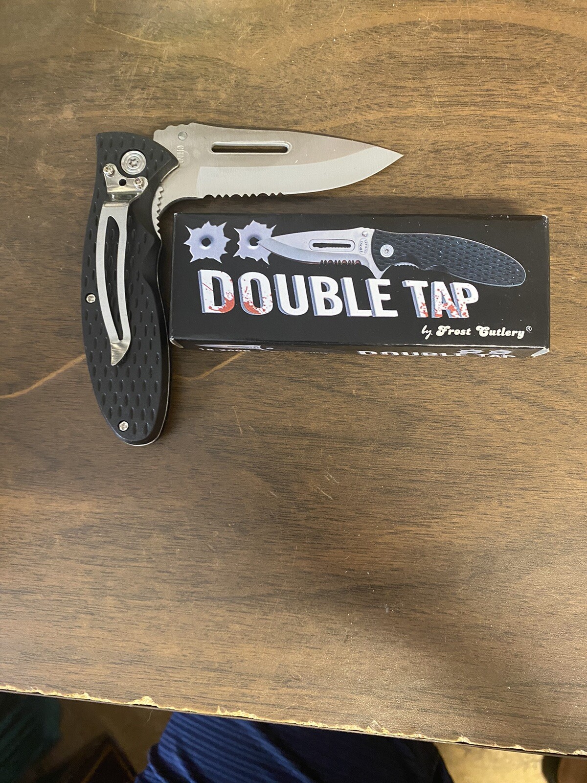 Frost Cutlery Double Tap Pocket Knife NOS