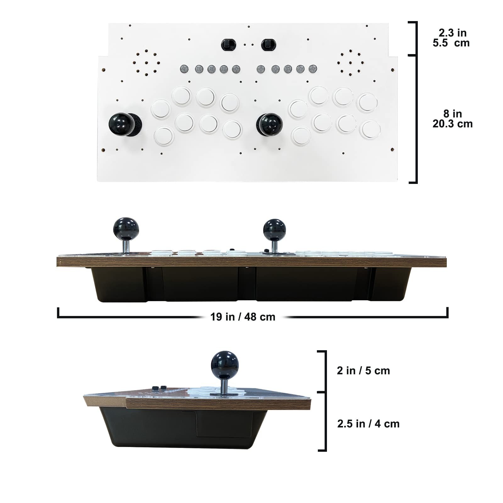 Switch Fighting Stick for Arcade1Up Cabinet & Cabinet Back Mount for Switch, ...