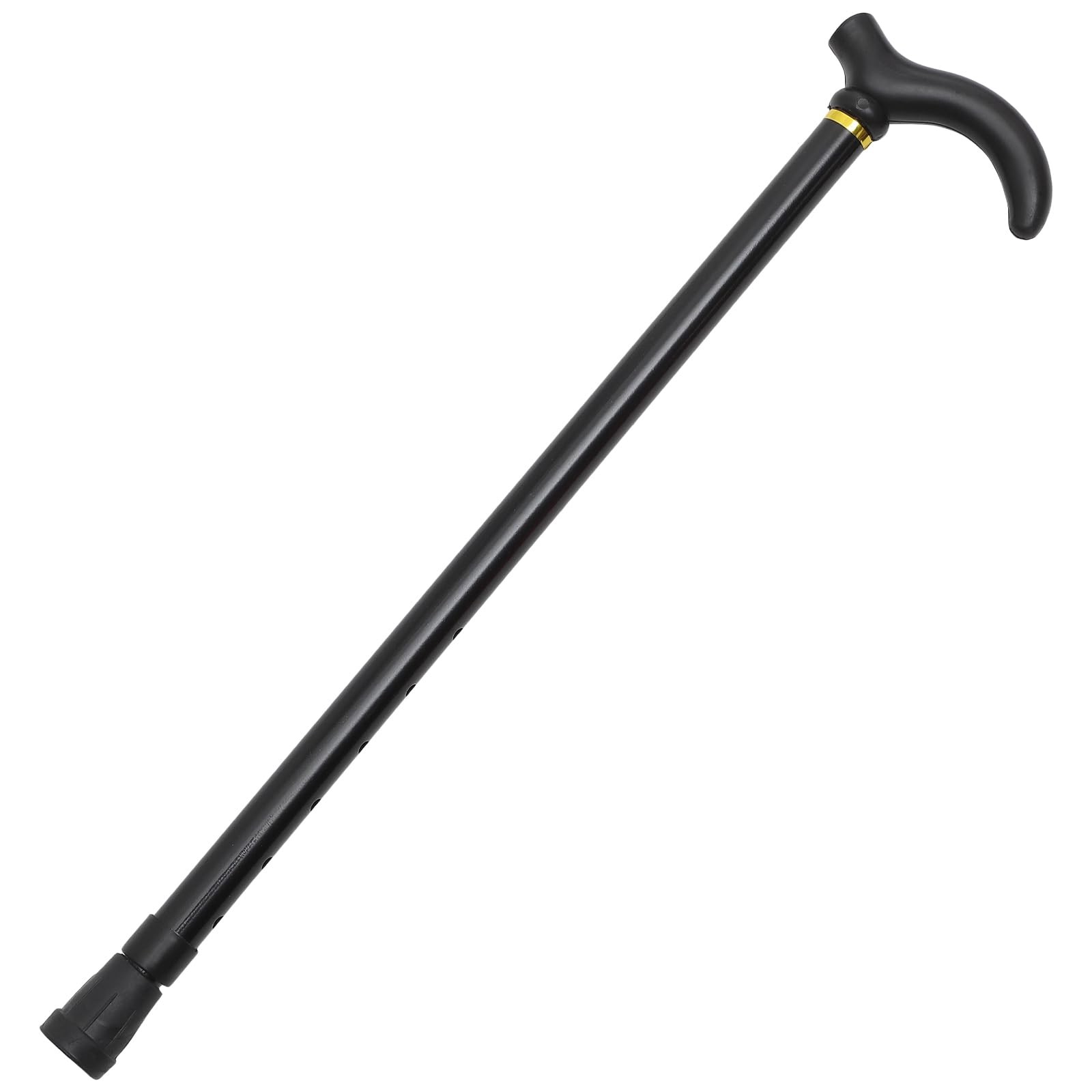 Walking Cane Aluminum Alloy 2 Section Retractable Foldable Sticks Black