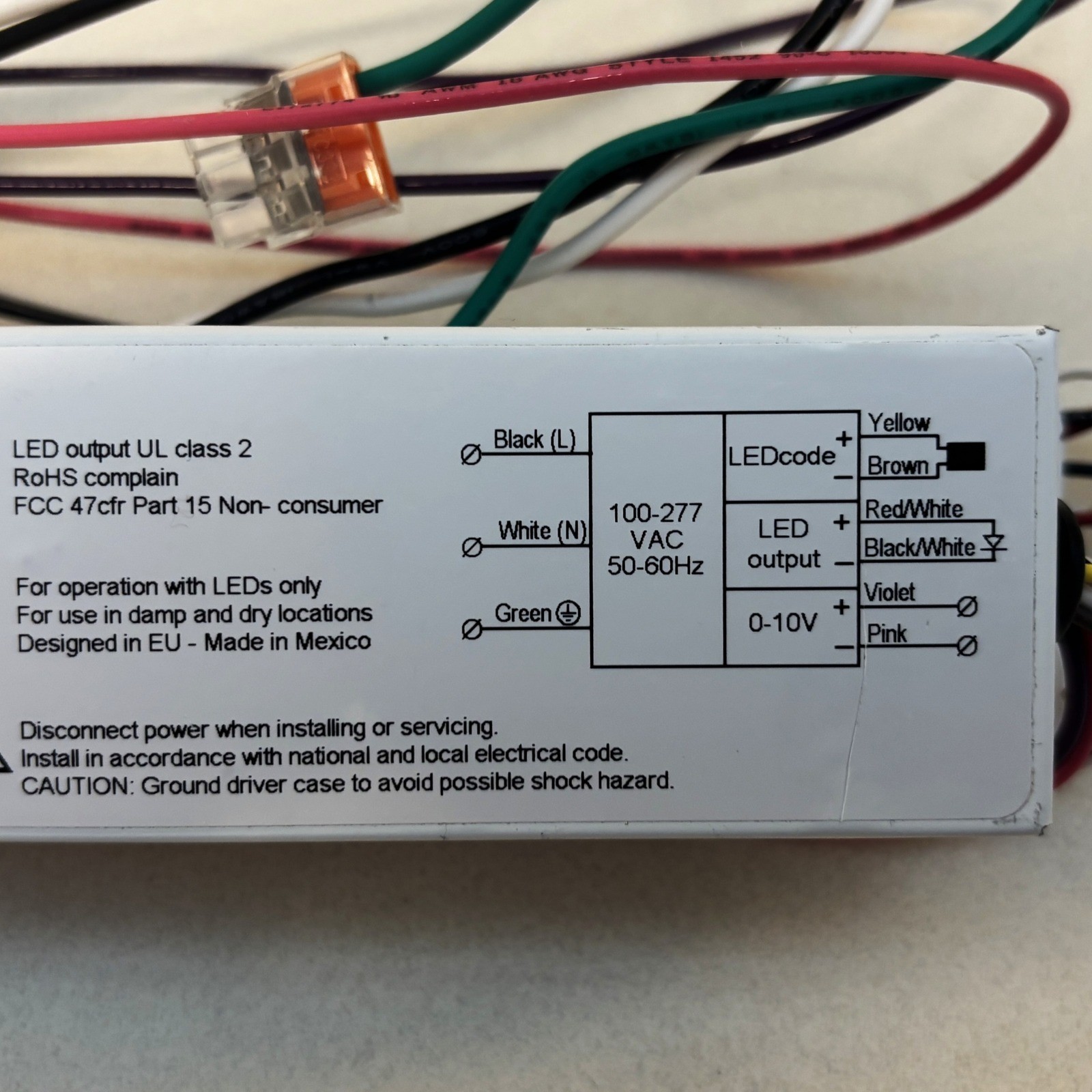 eldoLED ECOdrive 561M Intelligent LED Driver Controller 50W 100-277V AC Lighting