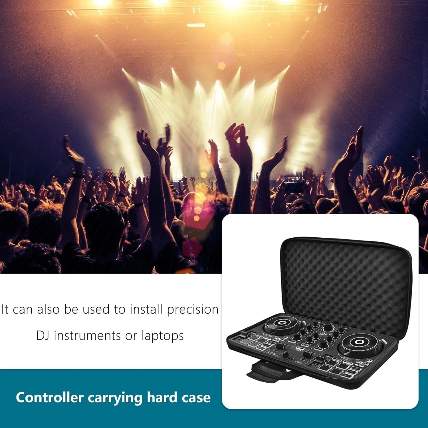Lightweight Hard Case for Pioneer/Denon DJ Controllers