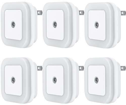 Uigos LED Night Light Lamp with Smart Sensor Dusk to Dawn Sensor, Daylight