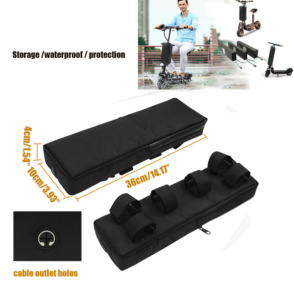 36cm/14" Electric Scooter Battery Bag Case Bicycle Front bike Waterproof storage