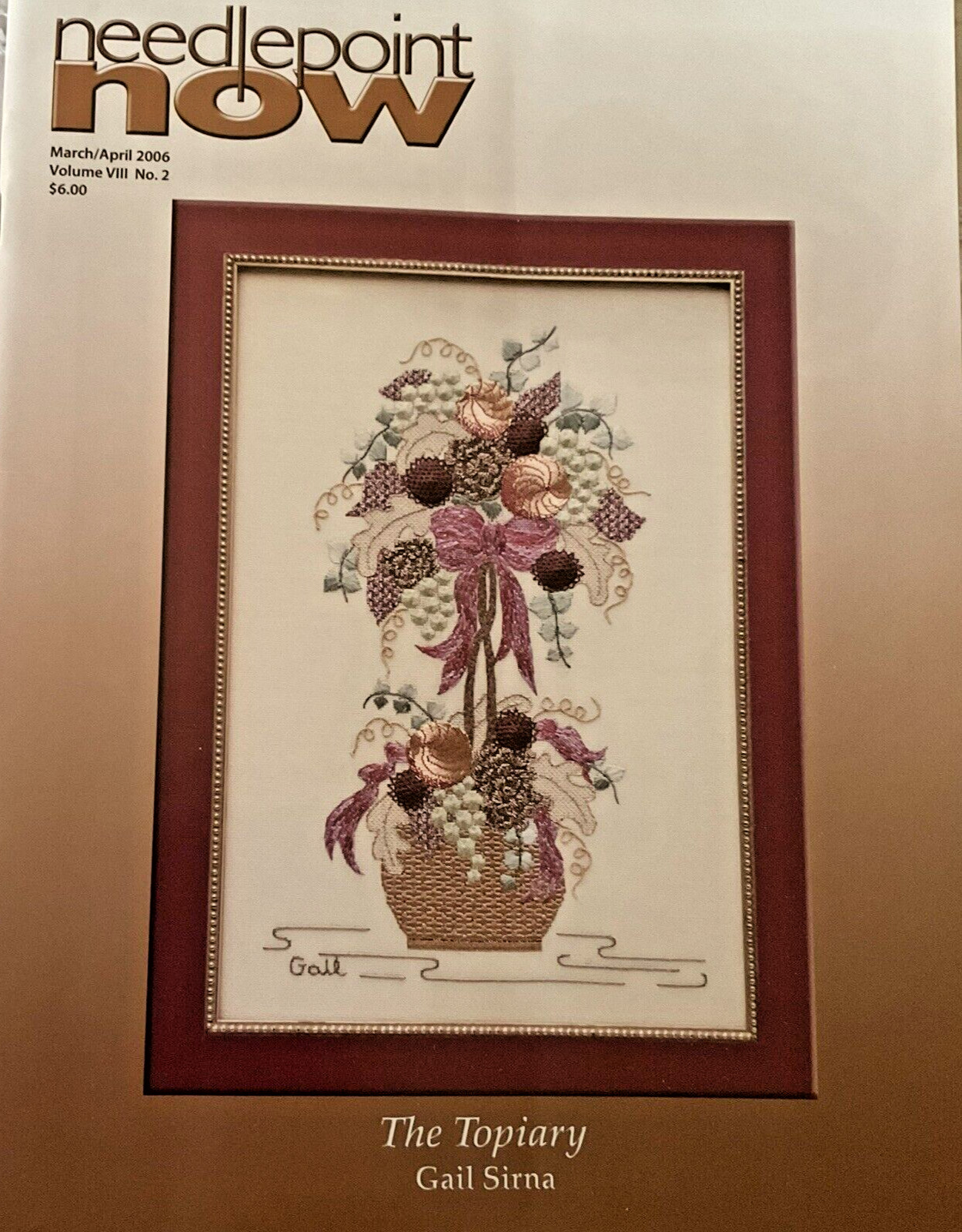 Needlepoint Now Magazine Back Issue Mar Apr 2006 Vol VIII Number 2 Great Charts