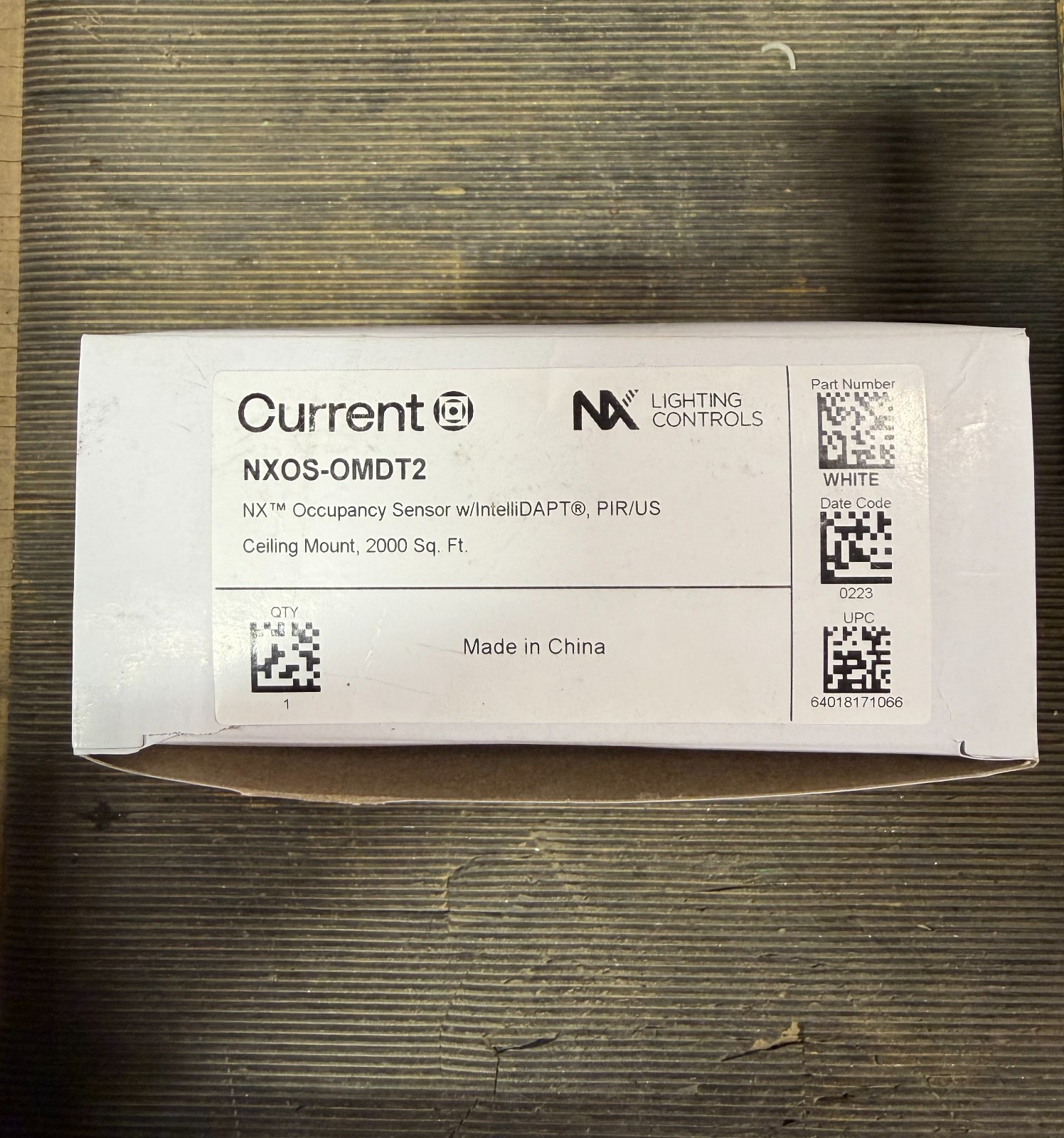 NXOS-OMDT2 Current NX Occupancy Sensor w/IntelliDAPT, PIR/US Ceiling Mount