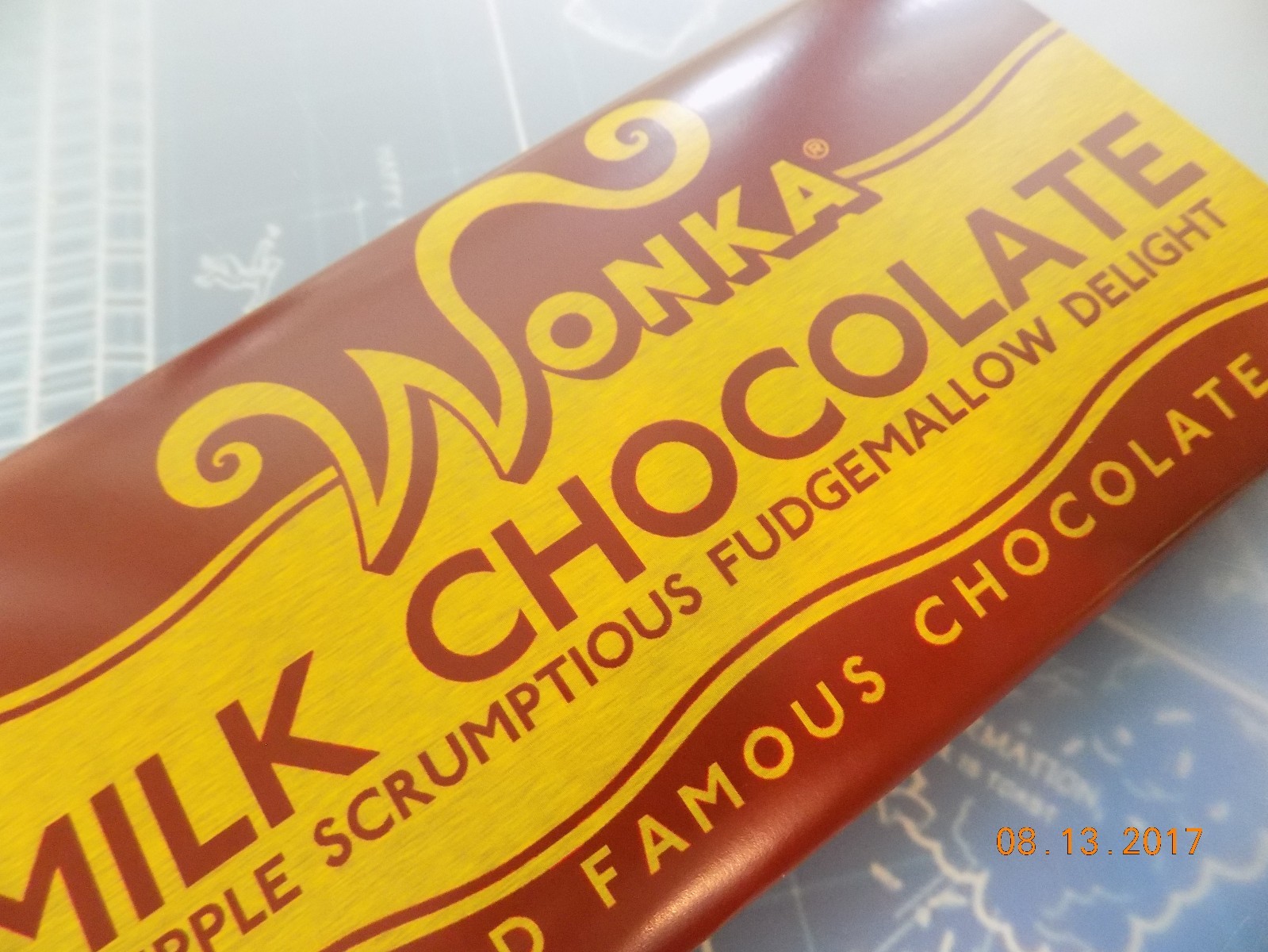 2005 Vintage Style Willy Wonka & Chocolate Factory Replica Wonka Bars (Set of 3)
