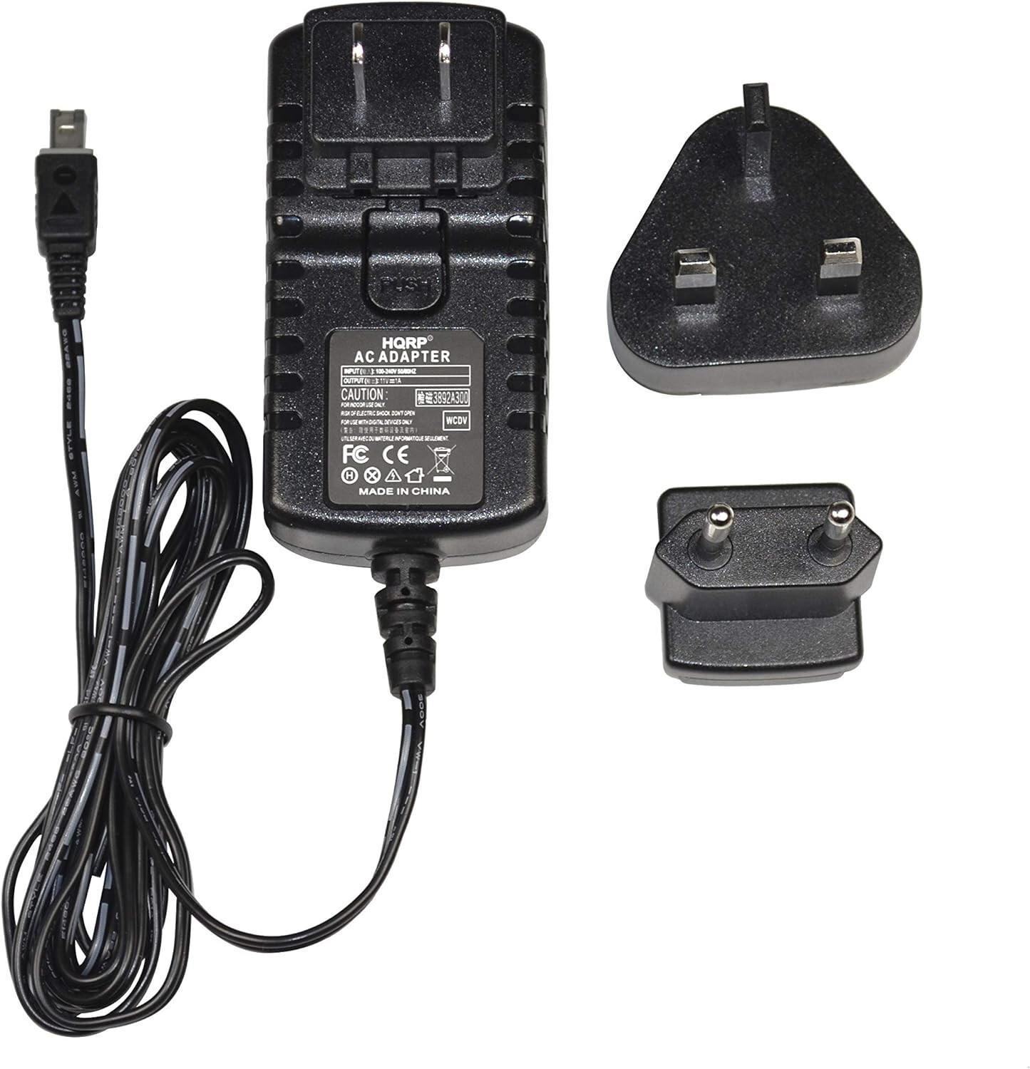 HQRP Wall Style AC Adapter Charger for JVC GZ-MG57 GZ-MG57U GZ-MG57US GZ-MG630