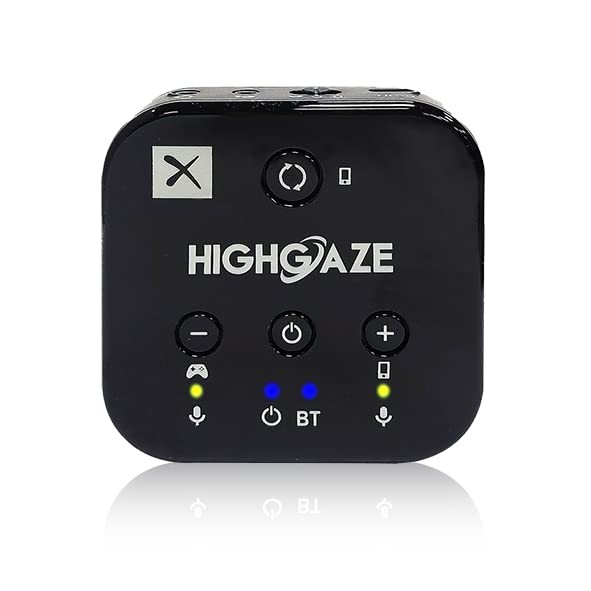 HIGHGAZE Bluetooth Chat & Play Audio Mixer Accessory for Switch 2 Game Stream...