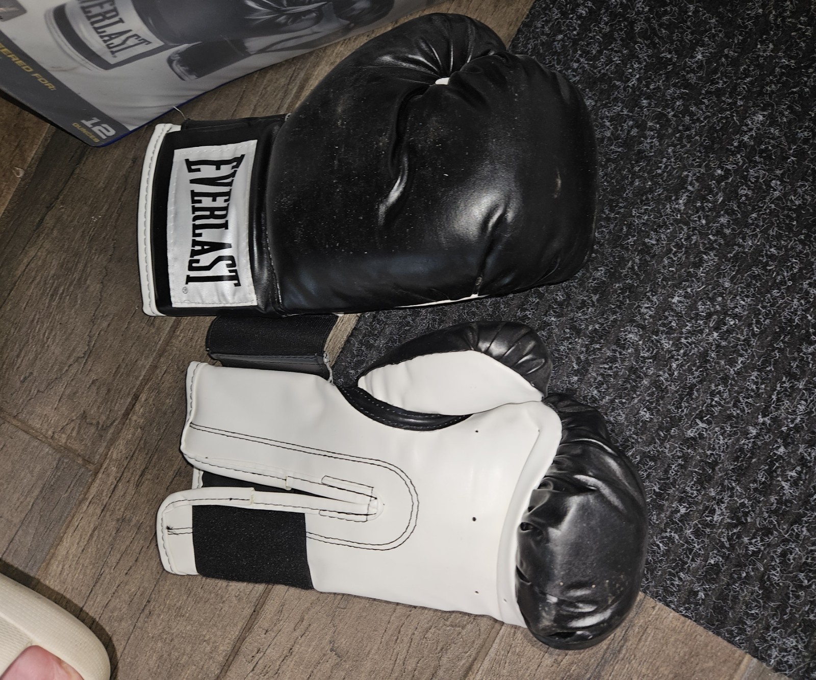 Used Everlast Training Gloves