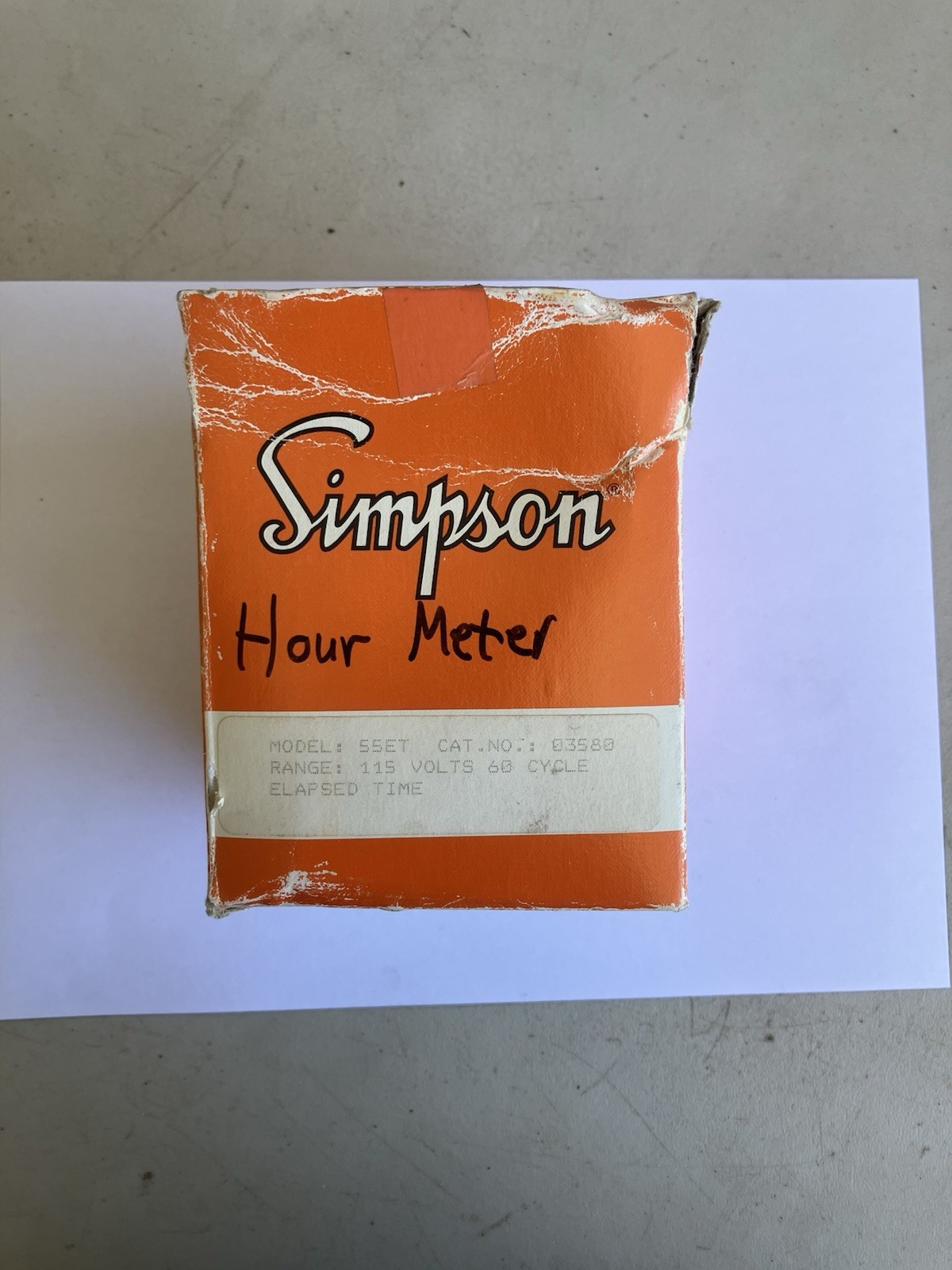Simpson Hour Meter
