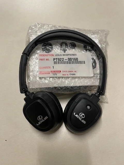 OEM Lexus Wireless Headphones PT922-00160 DVD Entertainment Headset (Set of 2)