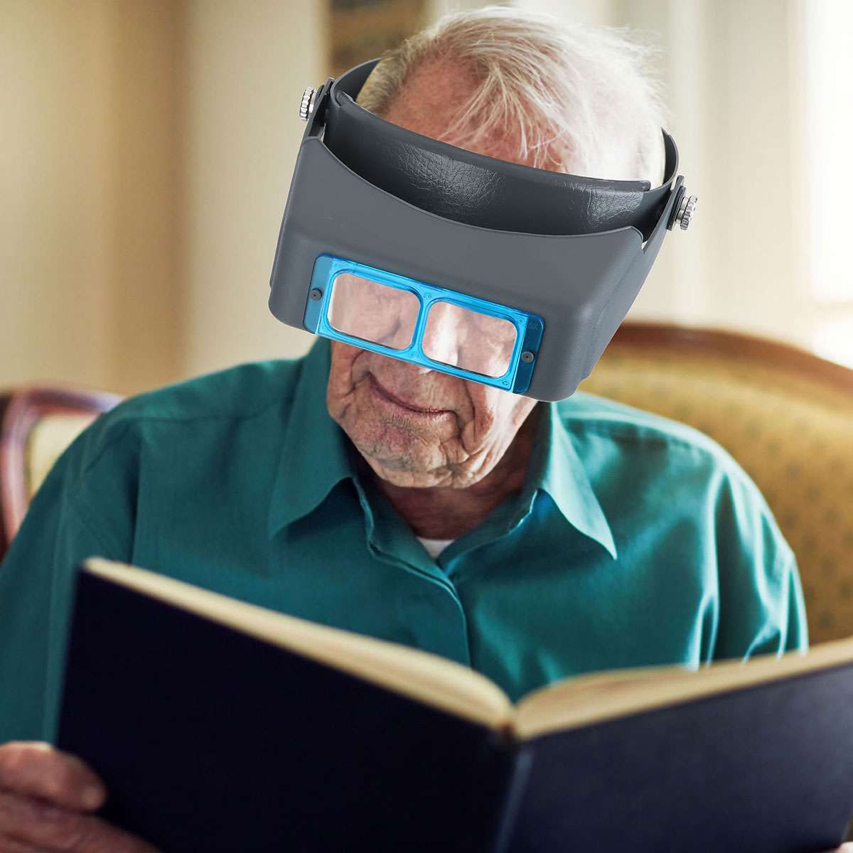 1.5X 2X 2.5X 3.5X 4 Lens Set Optivisor Headband Magnifier Head Magnifying Glass