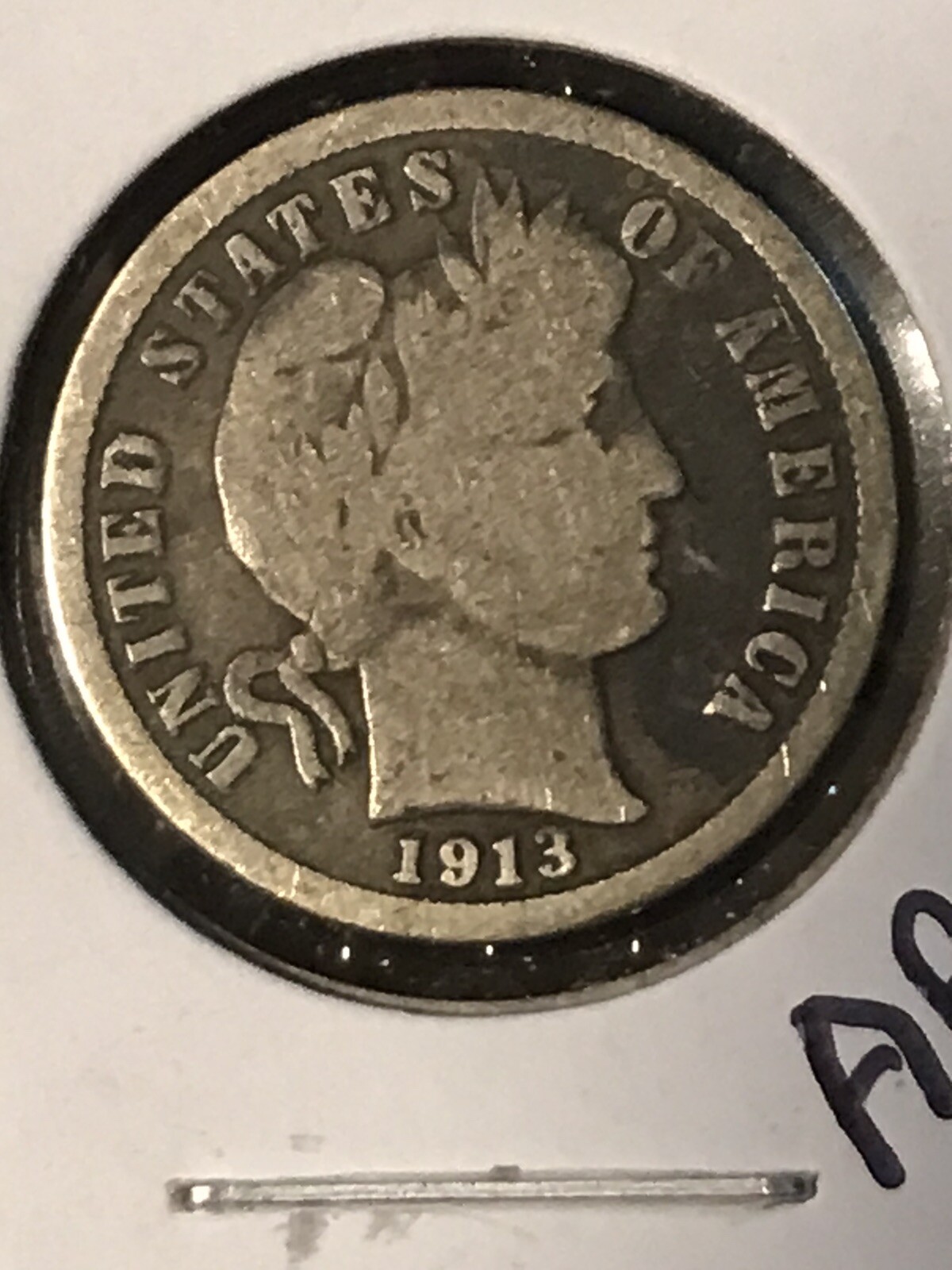 1913 Barber Dime