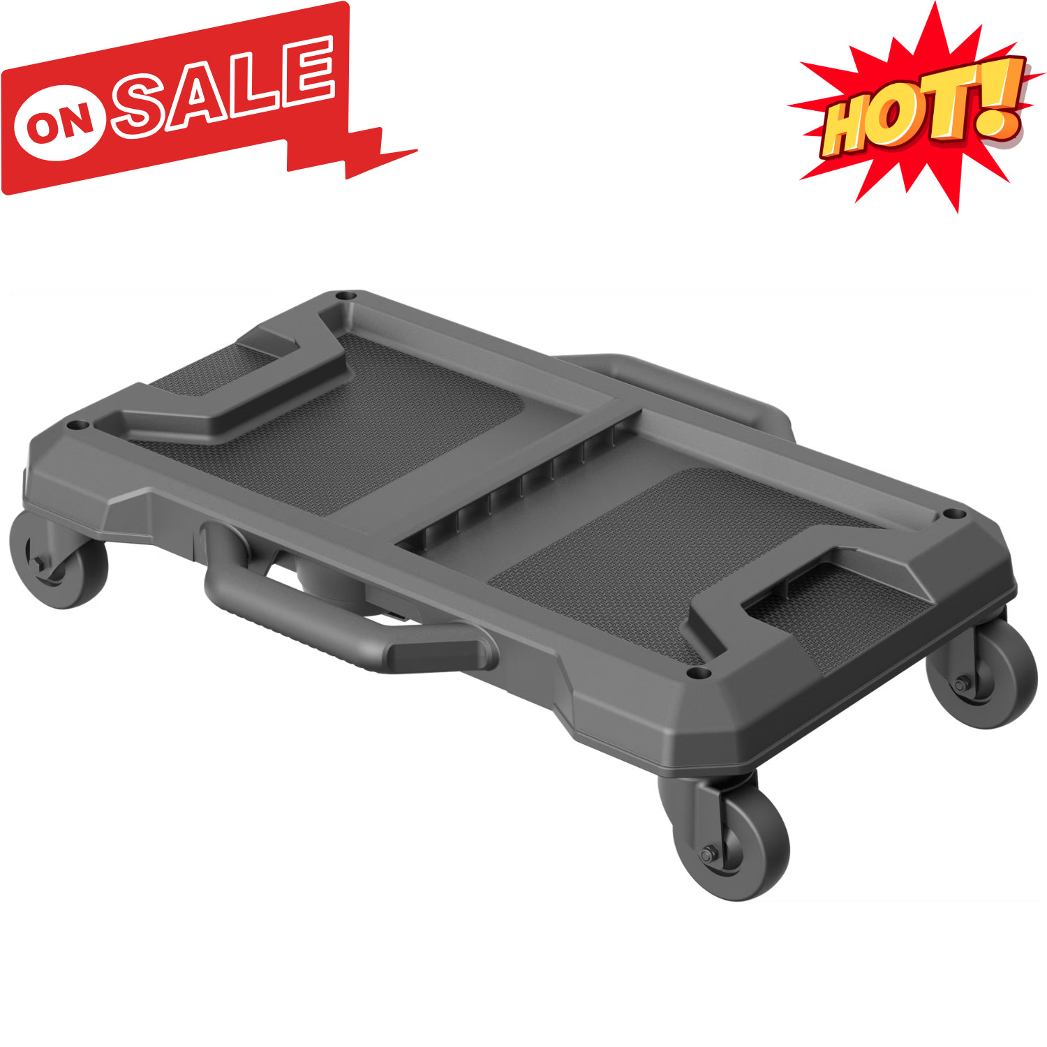 Hyper Tough Hyper Stack Dolly Rolling Base for Modular Garage Tool Storage