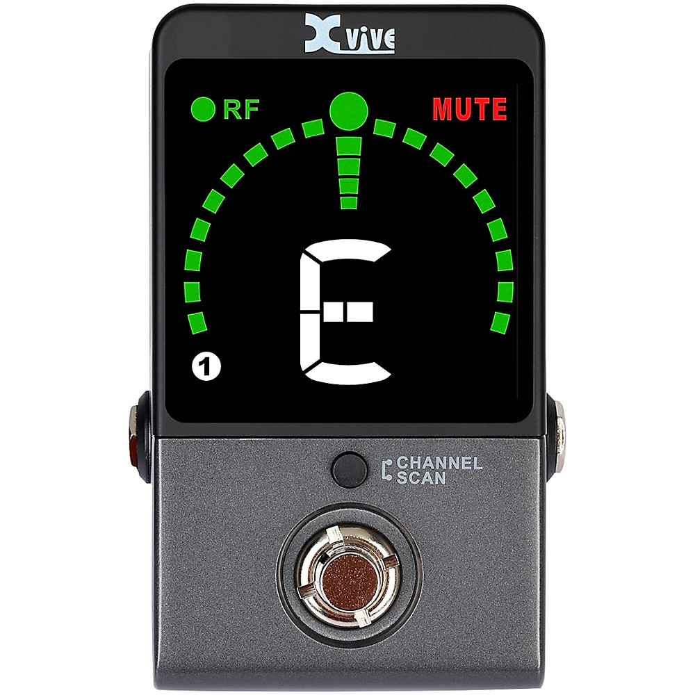 Xvive 5.8GHz Wireless guitar pedal system Black
