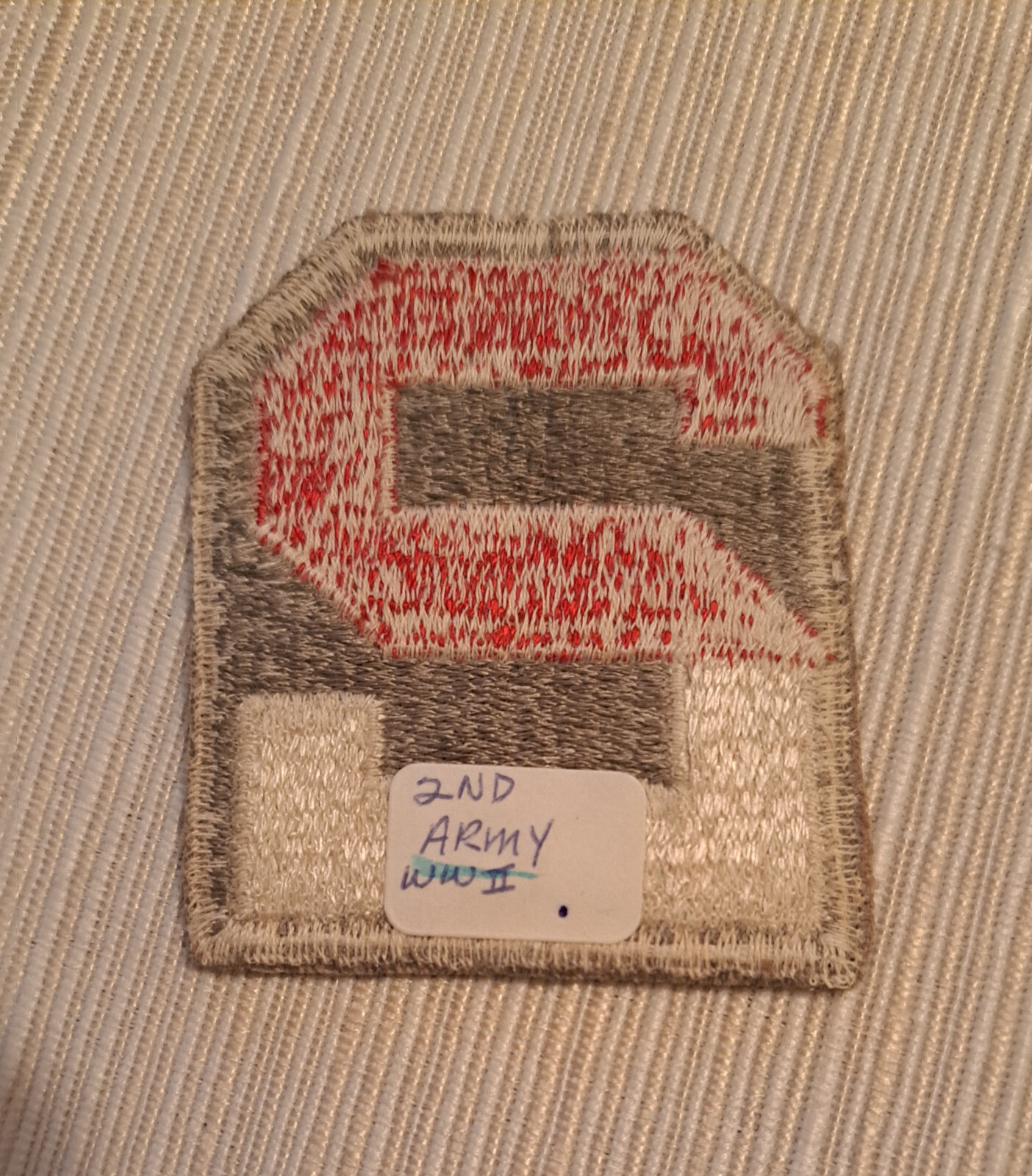 Vintage World War 2 WWII US Army 2nd Army Patch