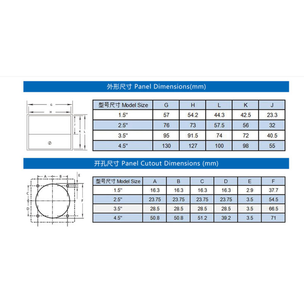 M20967-1 DC60V Ammeter Voltmeter Lincoln Welding Machine Dedicated Pointer Meter