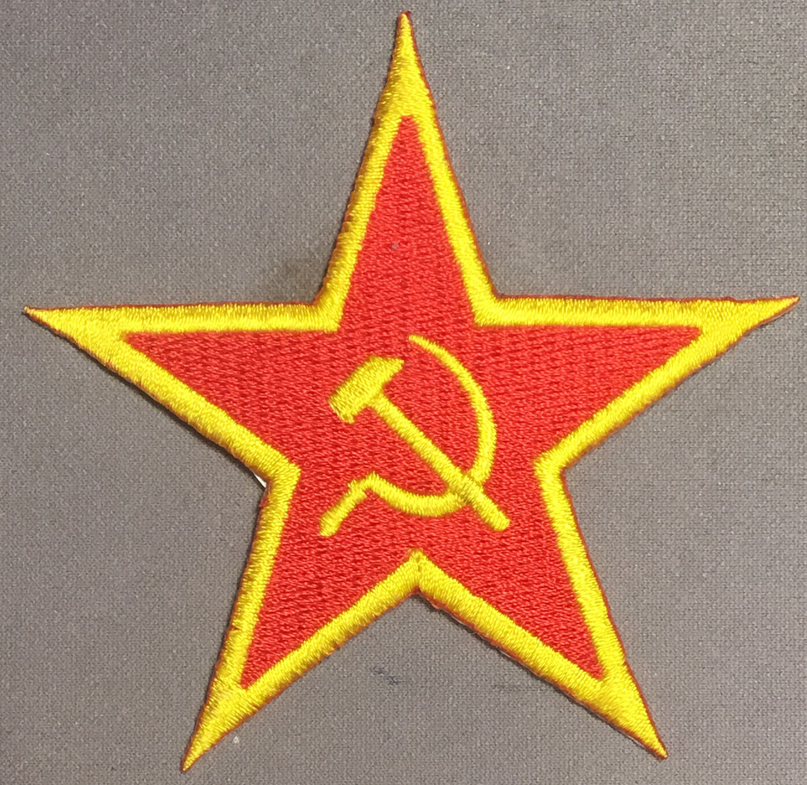USSR Russia Red Star with Hammer and Sickle patch