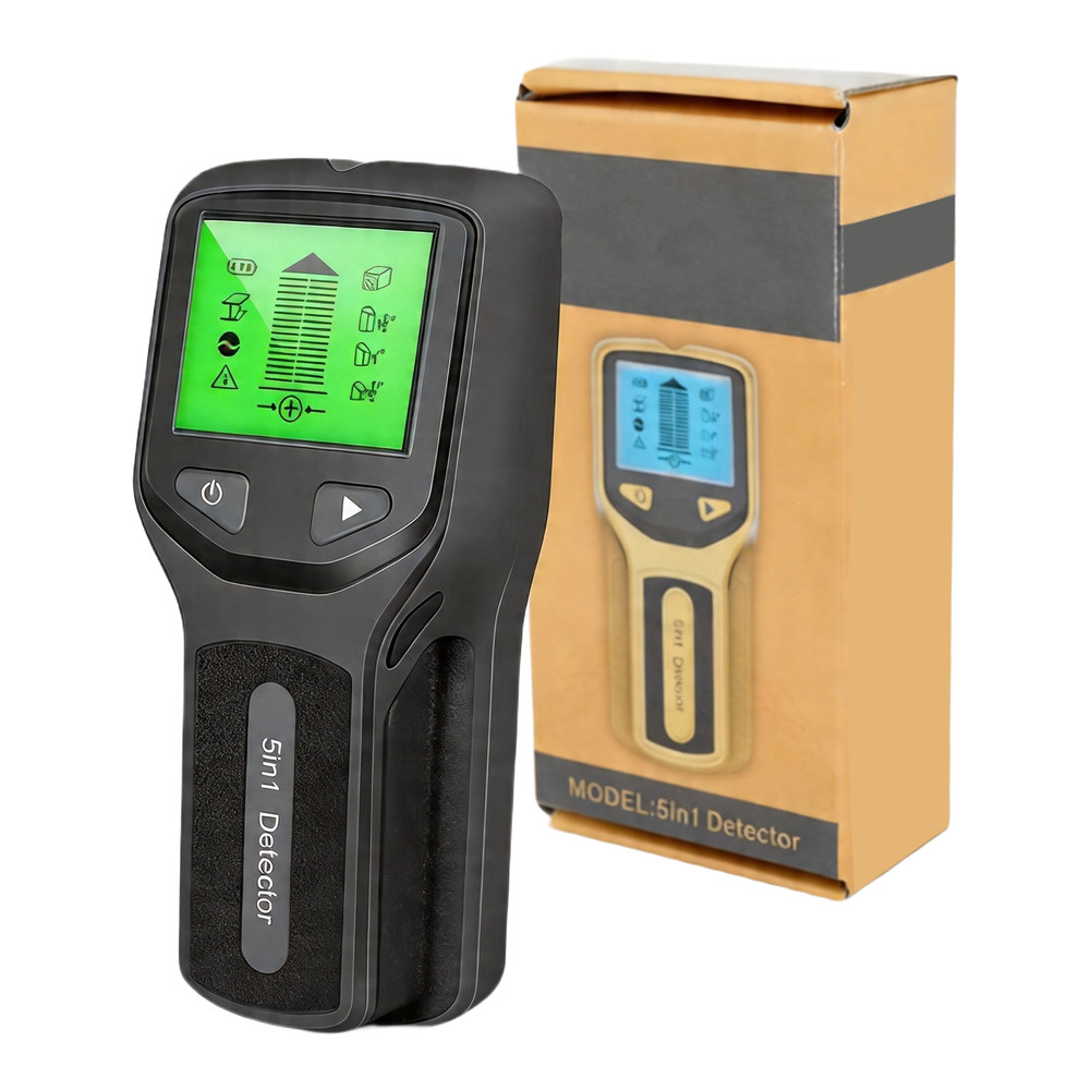 Wall Stud Finder 5 Mode Detector for Wood Metal Pipes AC Wiring Detection