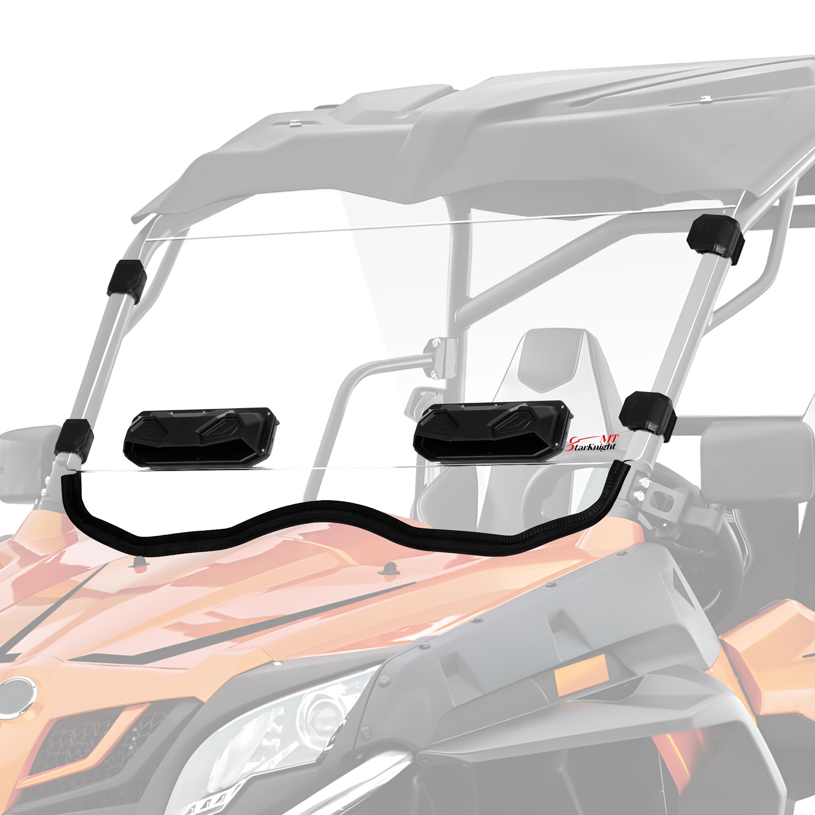 2-IN-1 Vented Front Windshield for CFMOTO ZForce 800 Trail /500 trail 2014-2022