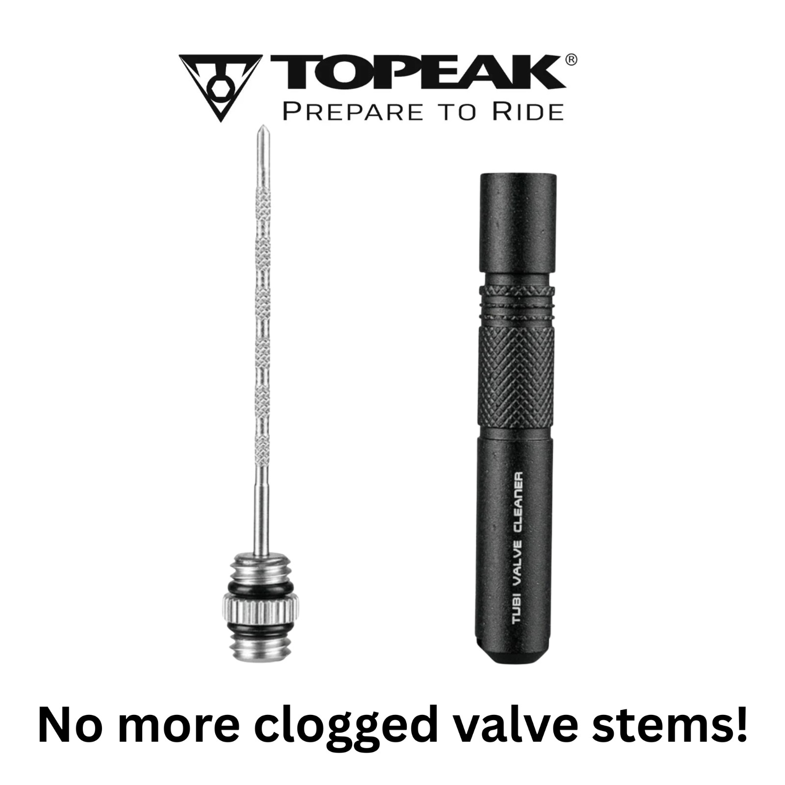 Topeak TUB-VC Alloy Tubi Valve Cleaner Tubeless Valve Tool Presta Tool