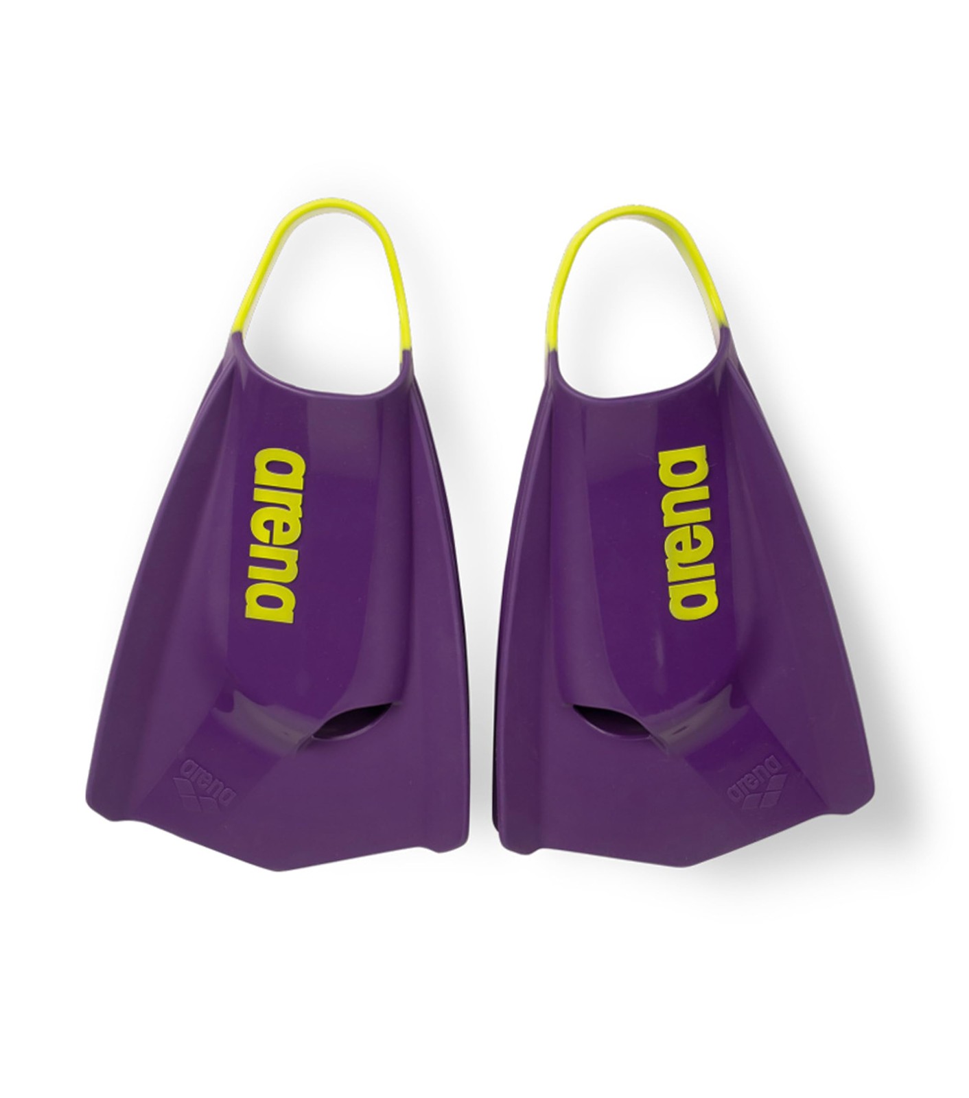 Arena Unisex Adult Powerfin Pro II Swim Training 12.5-13.5, Plum/Arctic Lime