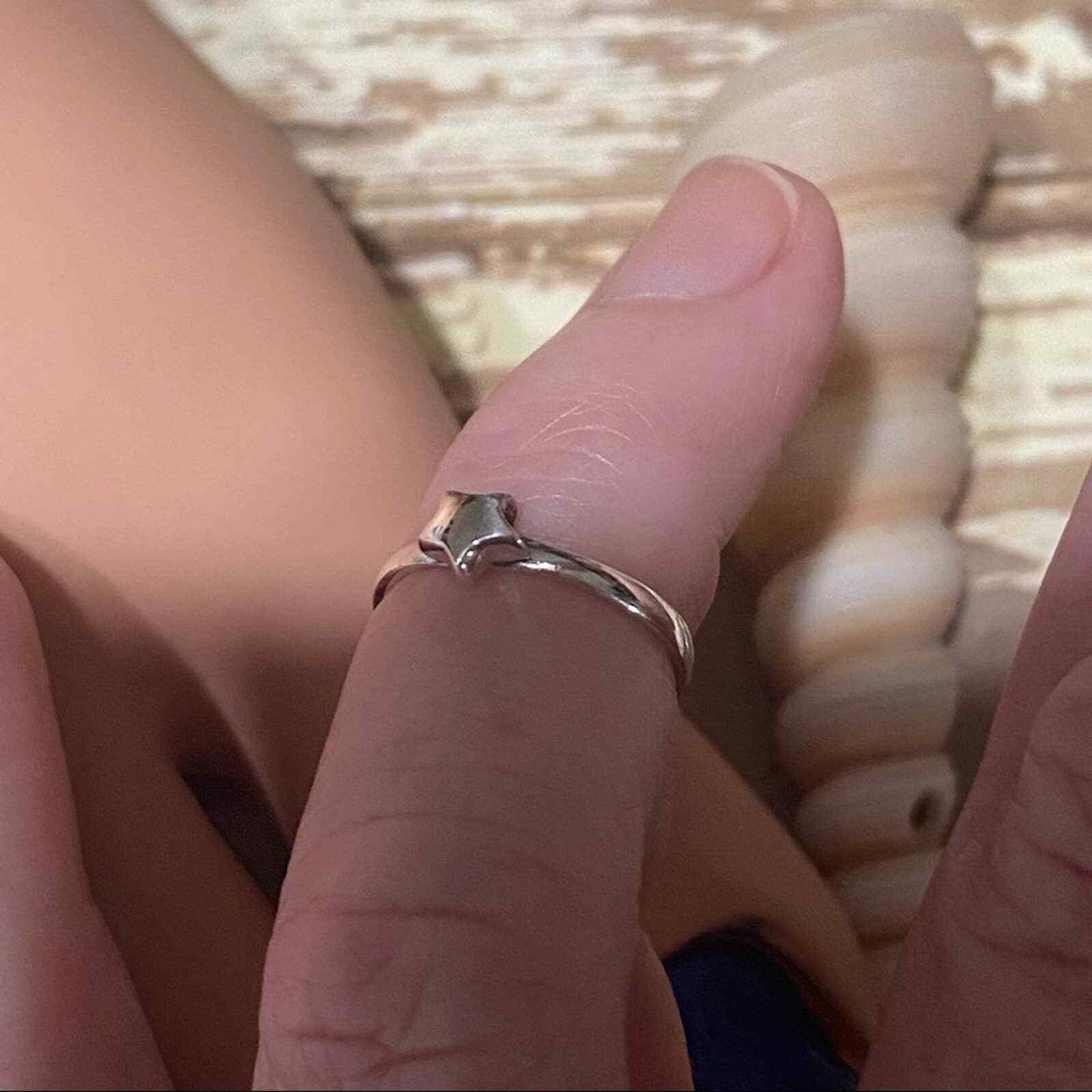 Sterling Silver Star Toe Ring Midi Ring