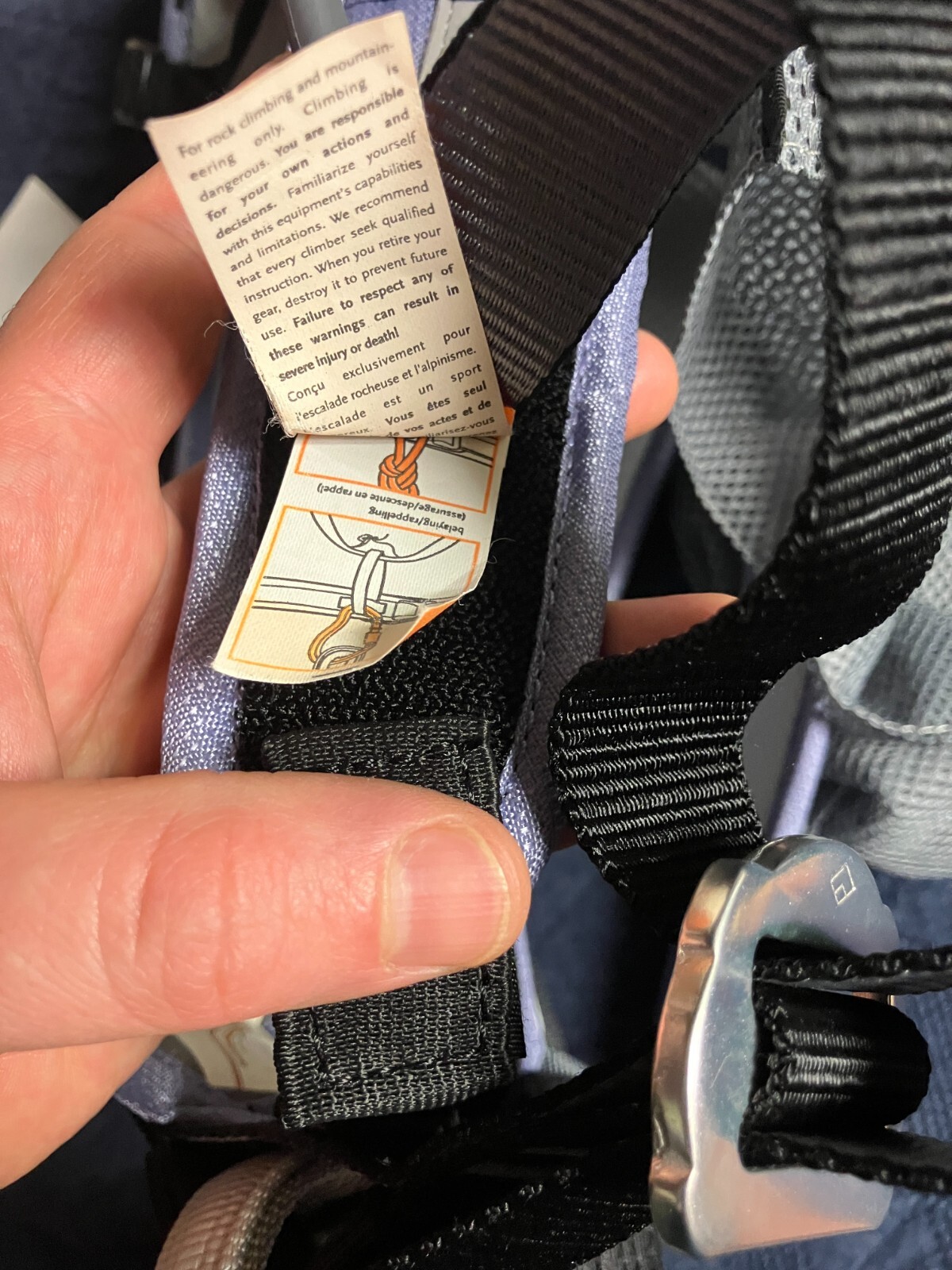 Black Diamond Climbing Harness Lavender Brand New w/ Tags