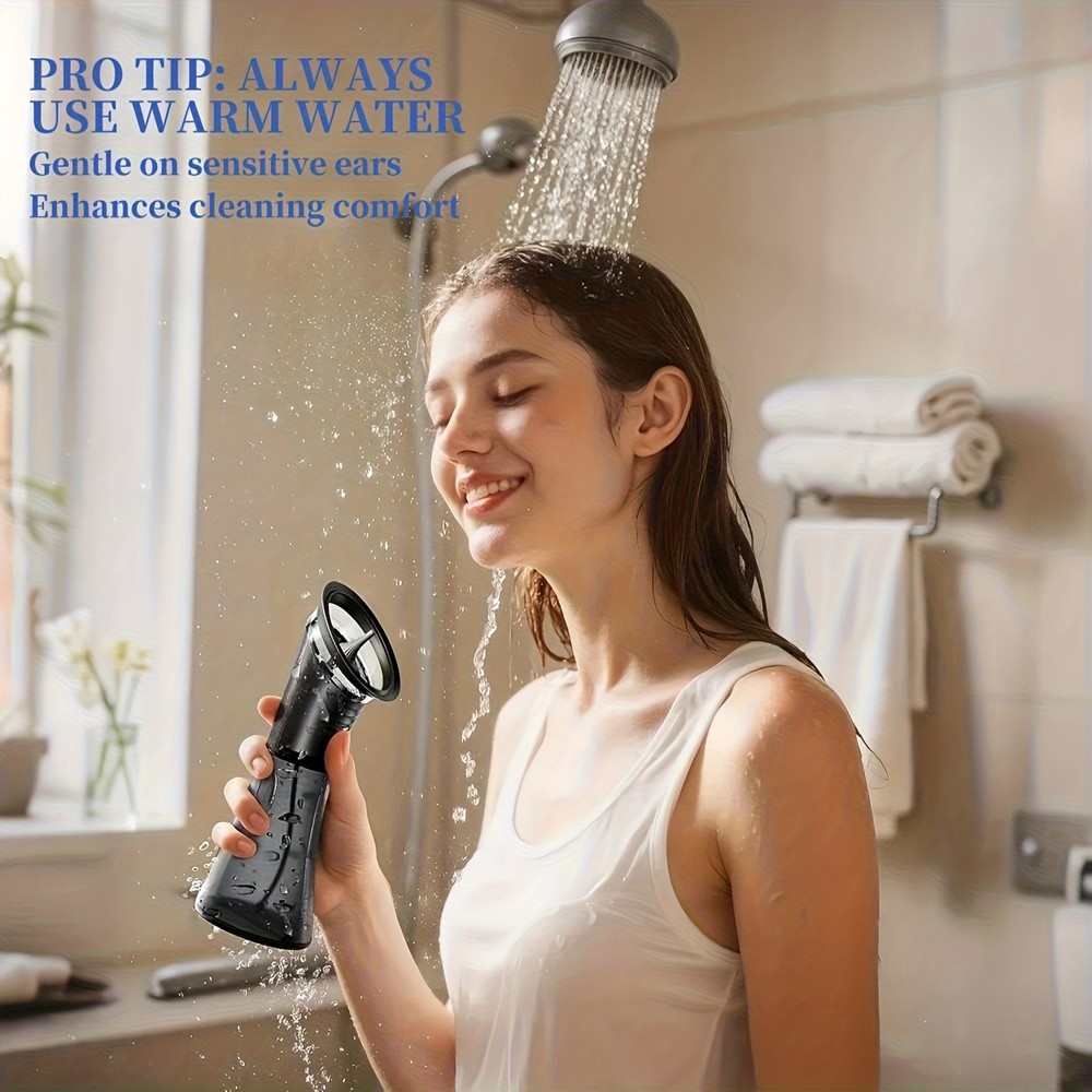 Electric Ear Wax Removal System, Water Powered Ear Cleaning Tool with Irrigation