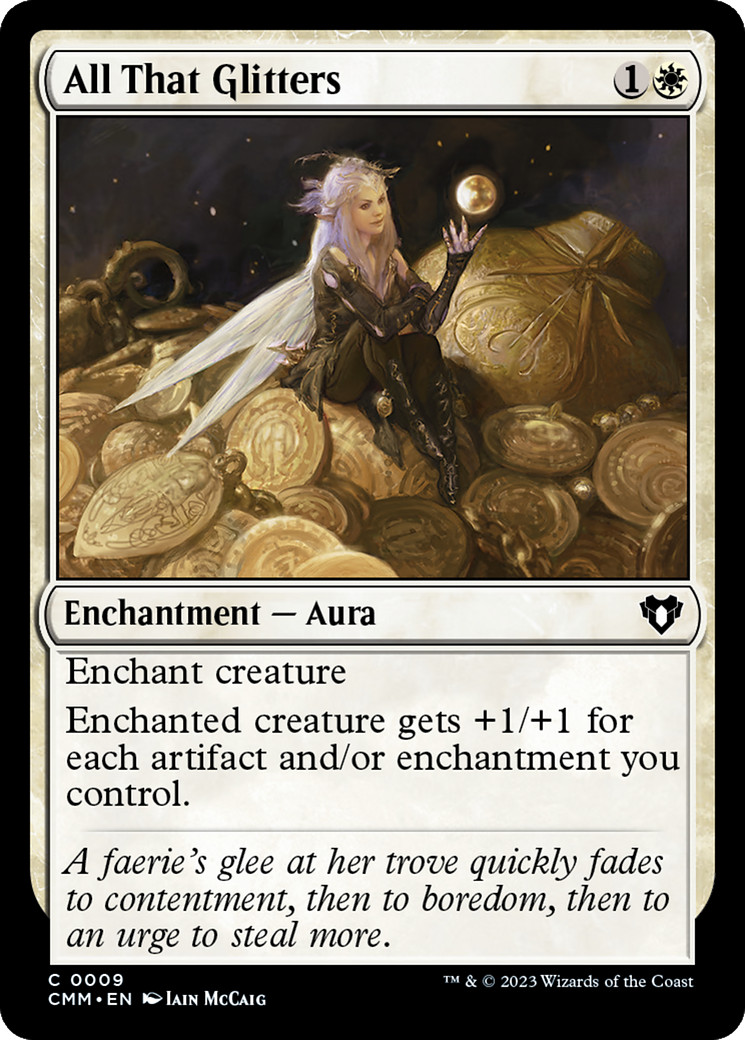 All That Glitters #9 (LP) Commander Masters CMM Magic MTG