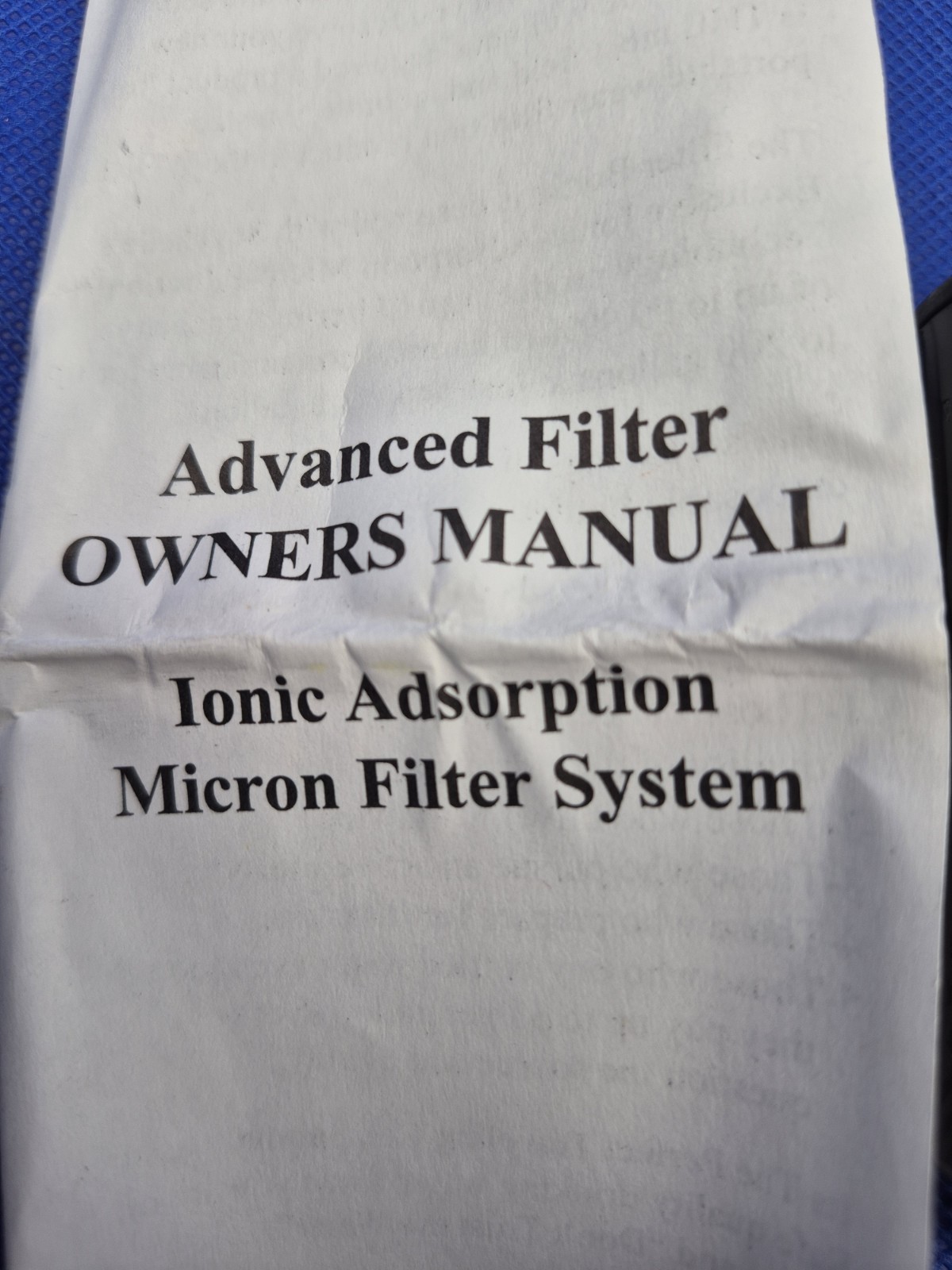 Seychelle Ionic Adsorption Micron Replacement Filter for Water Filtration UNUSED