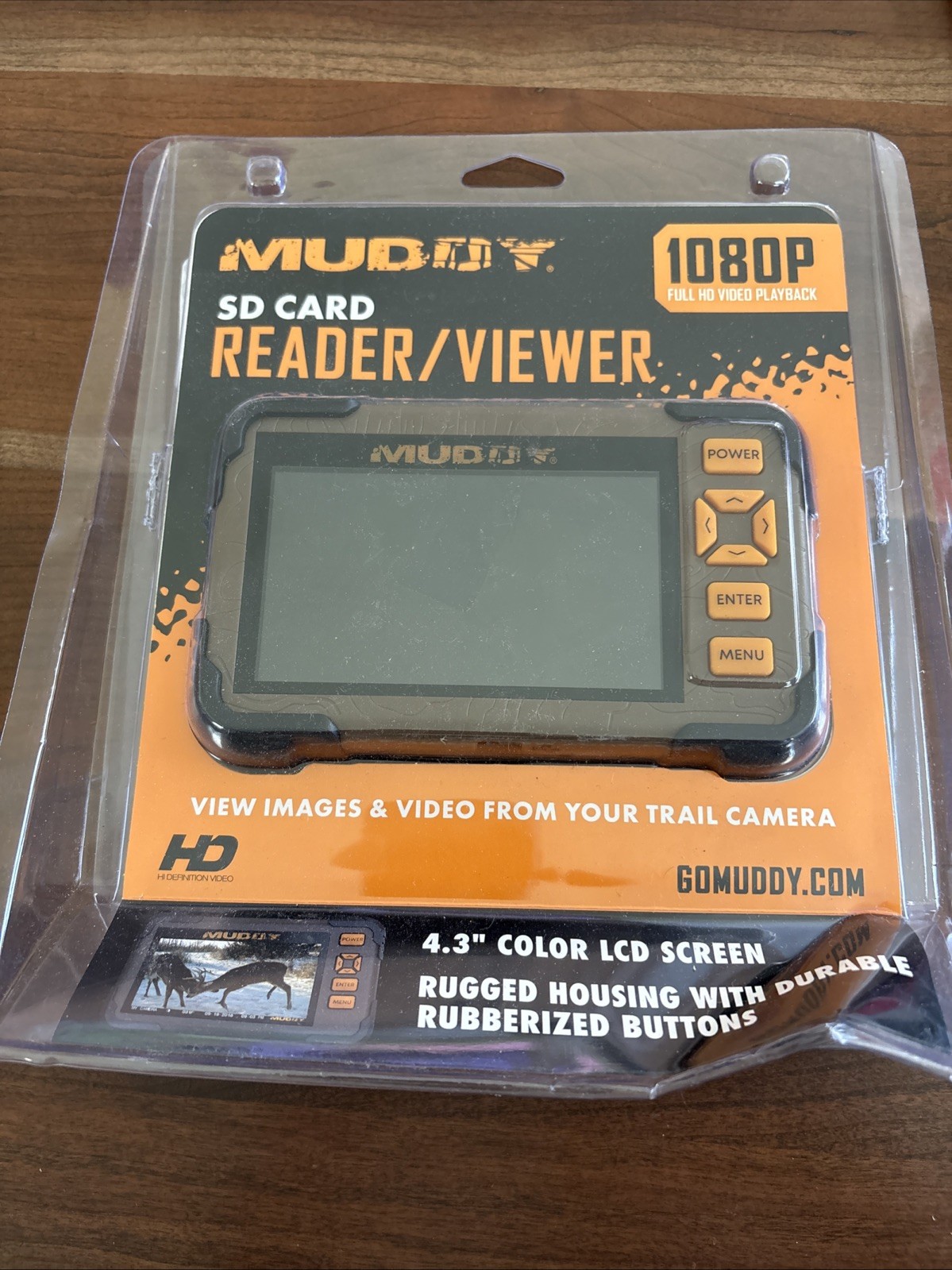 Muddy Sd Card Reader Viewer with 4.3 Lcd Screen