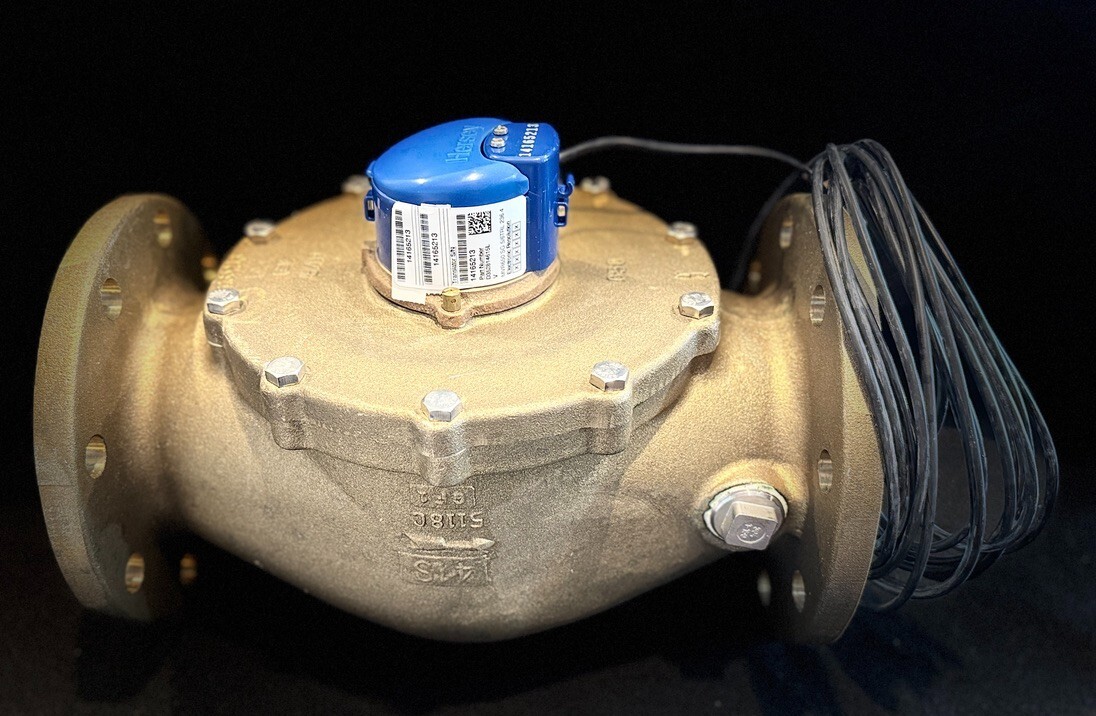 Hersey MVR650 4" NPT Low Flow Water Meter 5-650 GPM 150 PSI Cls 150 ANSI Flange