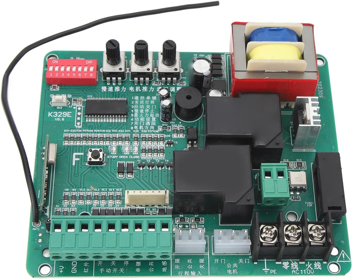 Control Board for AC Sliding Gate Opener, Main Electronic Control Board for Slid