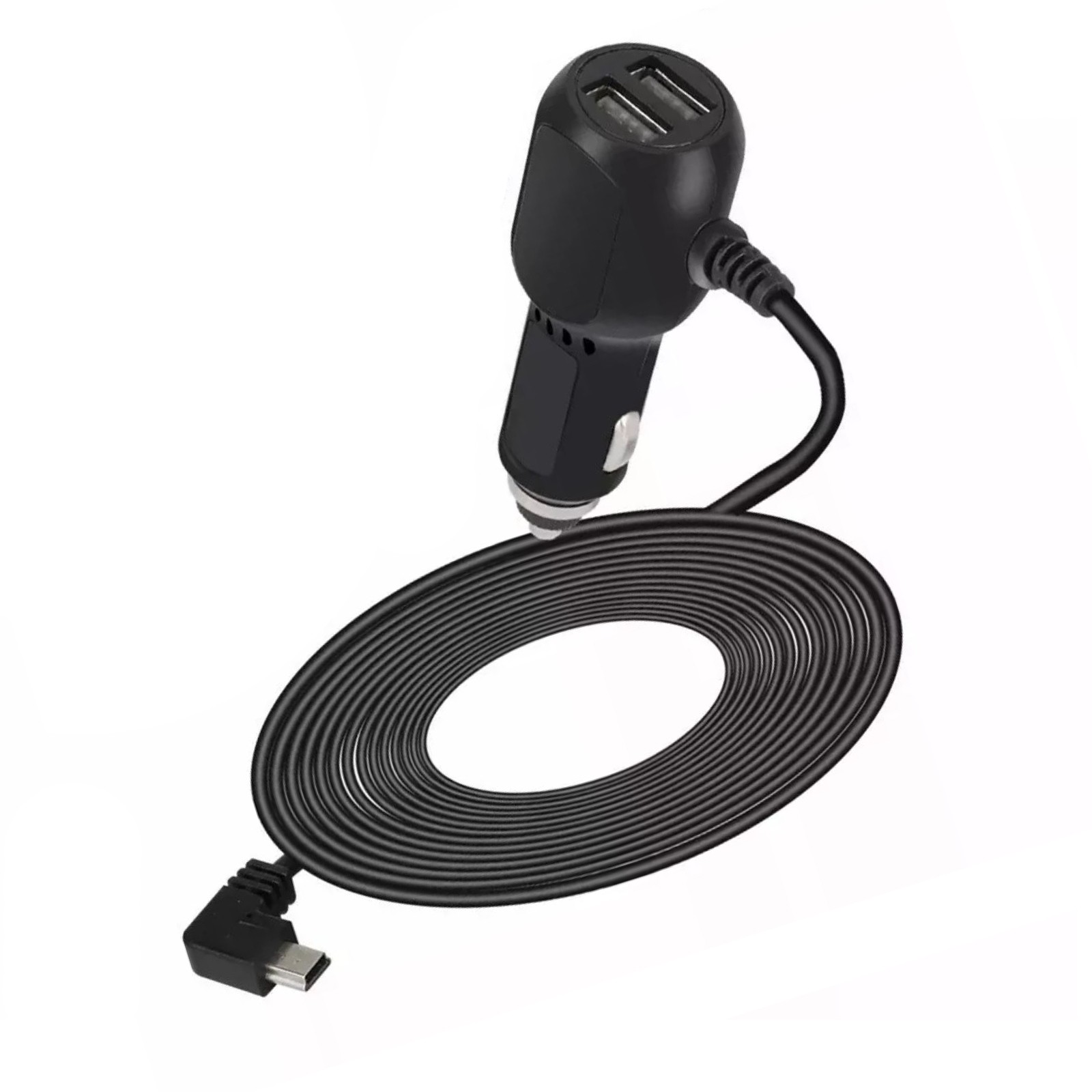 Secure USB Connection Car Charger Cable Power Cord Supply for Camera GPS