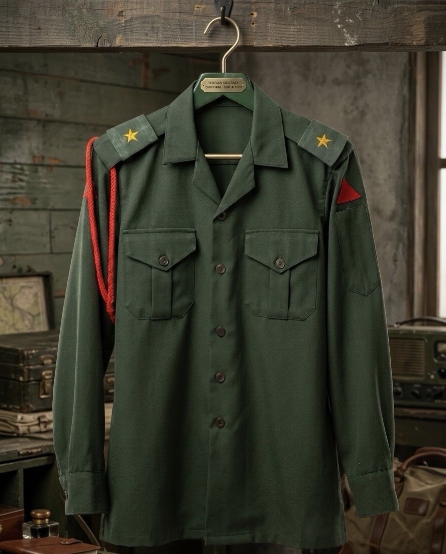 Gulf War Iraqi Republican Guard Uniform Jacket – with Qardoon Cord & Patches