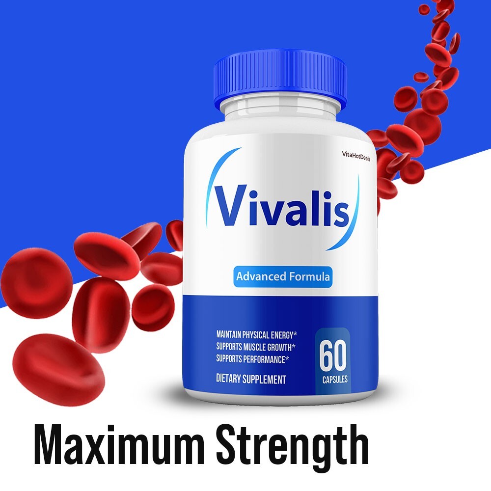 Vivalis Supplement For Men, Maximum Strength, Vivalis Pills (3 pack)