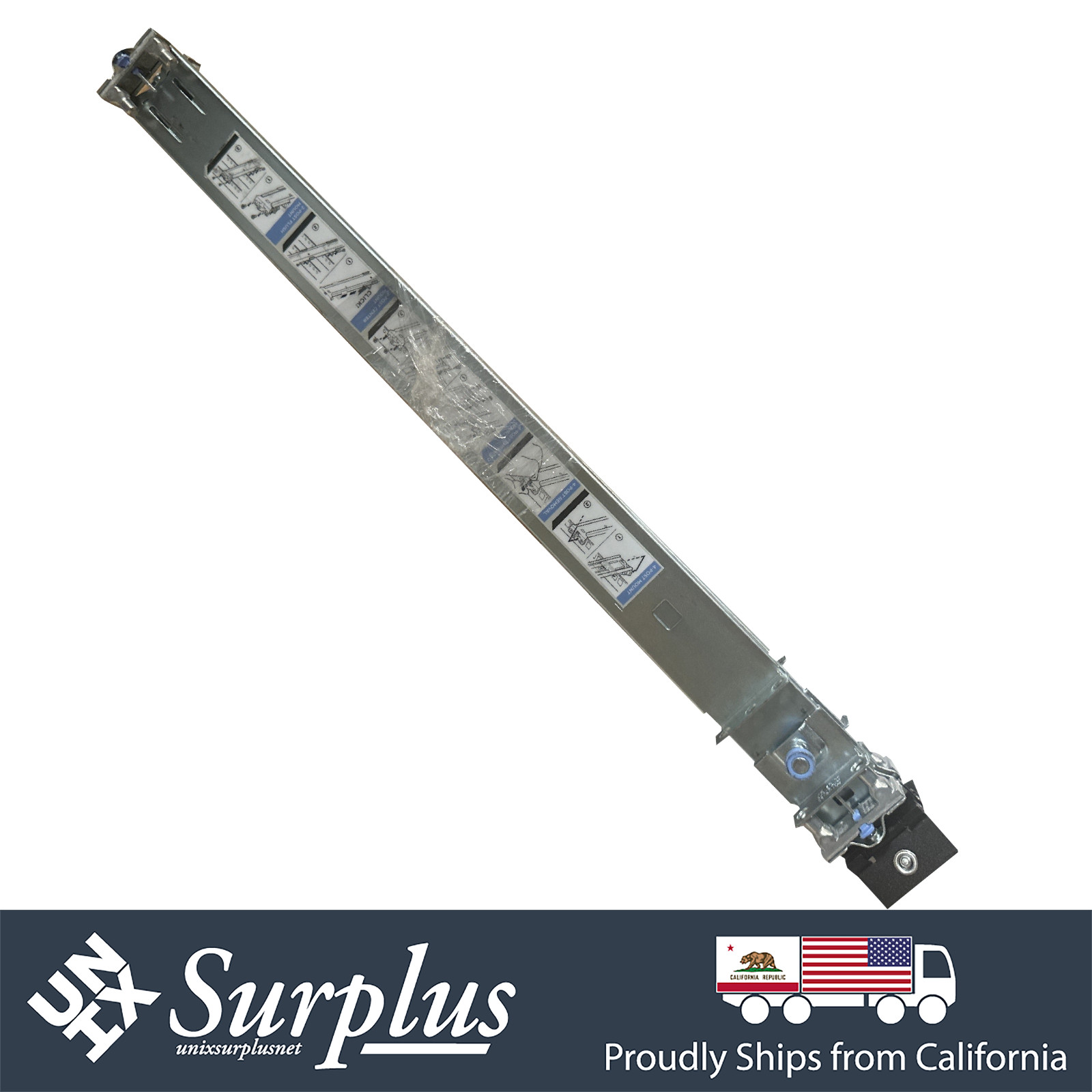 Dell Type A5 No locking Hole/Keyed Guide Rail Full Kit for Z9100-ON S3100