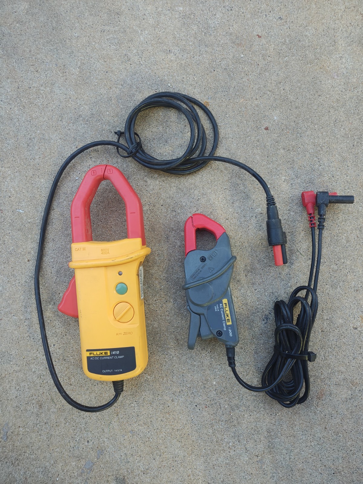 Fluke i410 And i200 Current Clamps