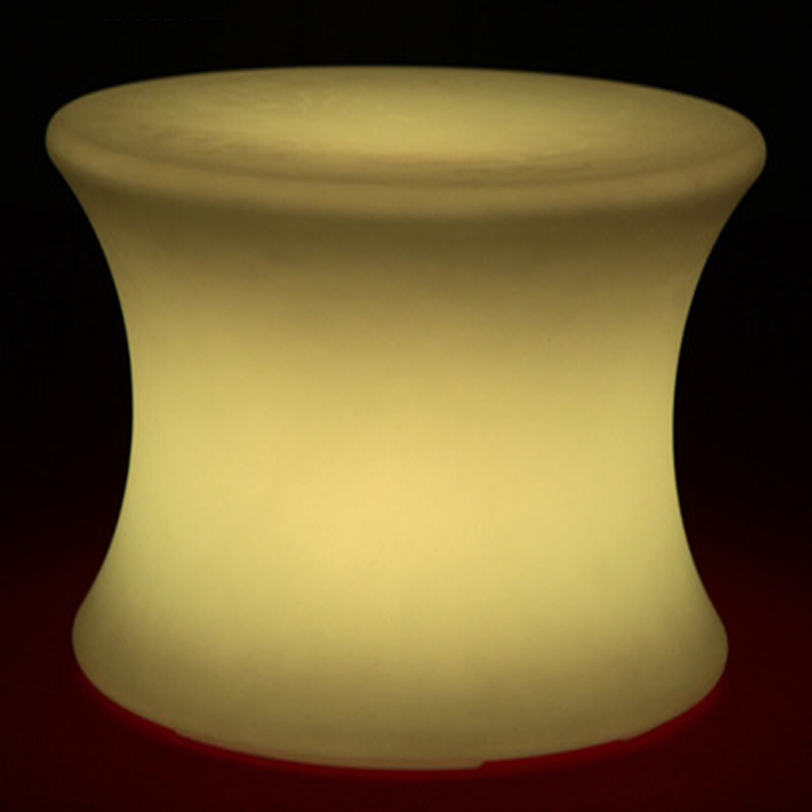 16.5" Rechargeable LED Color Changing Stool with Remote - Waterproof Design