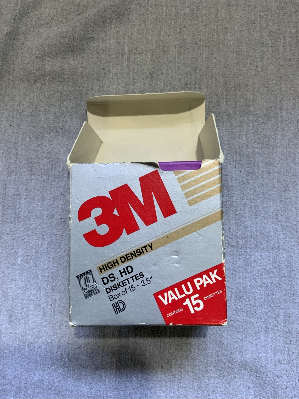 3M Diskettes 3.5" High Density DS HD Double Sided 15 Pack Used Vintage