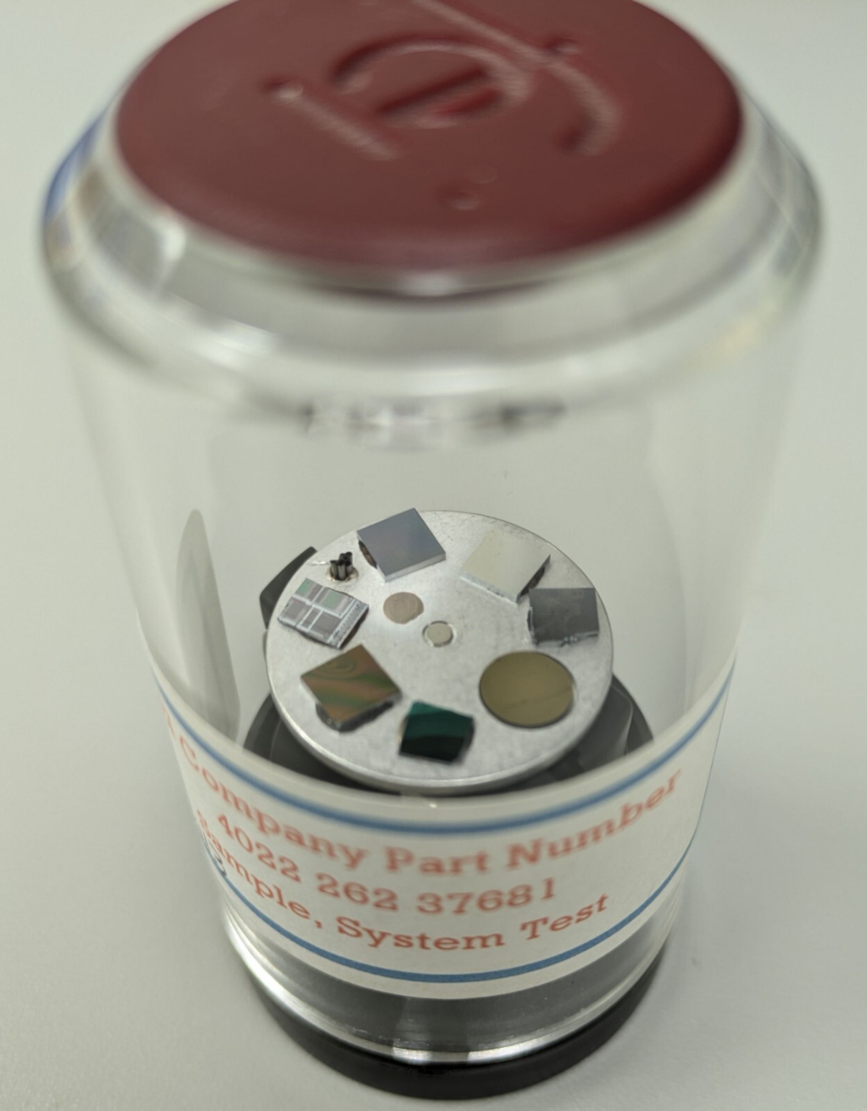 SEM Test Calibration Sample - FEI Part 4022 262 37681 System Test