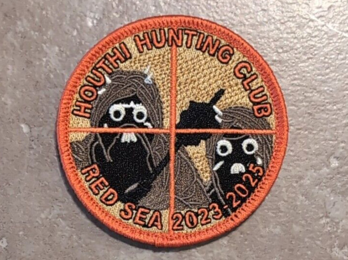 Houthi Hunting Club - Red Sea 2023-2025 Genuine Military Patch!