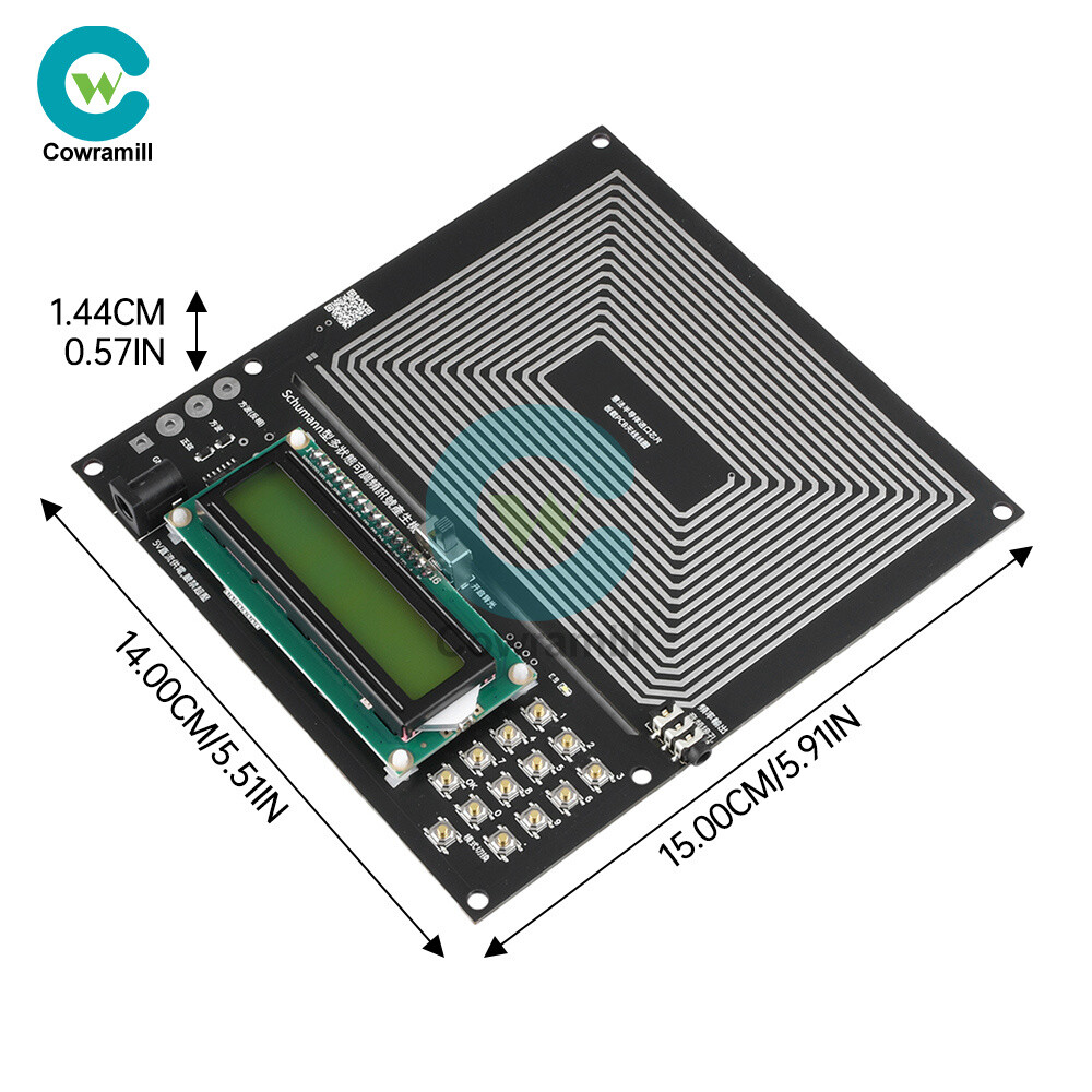 Schumann Wave Generator Adjustable 0.1HZ~30KHZ Sine+Square+Inverted Square Wave