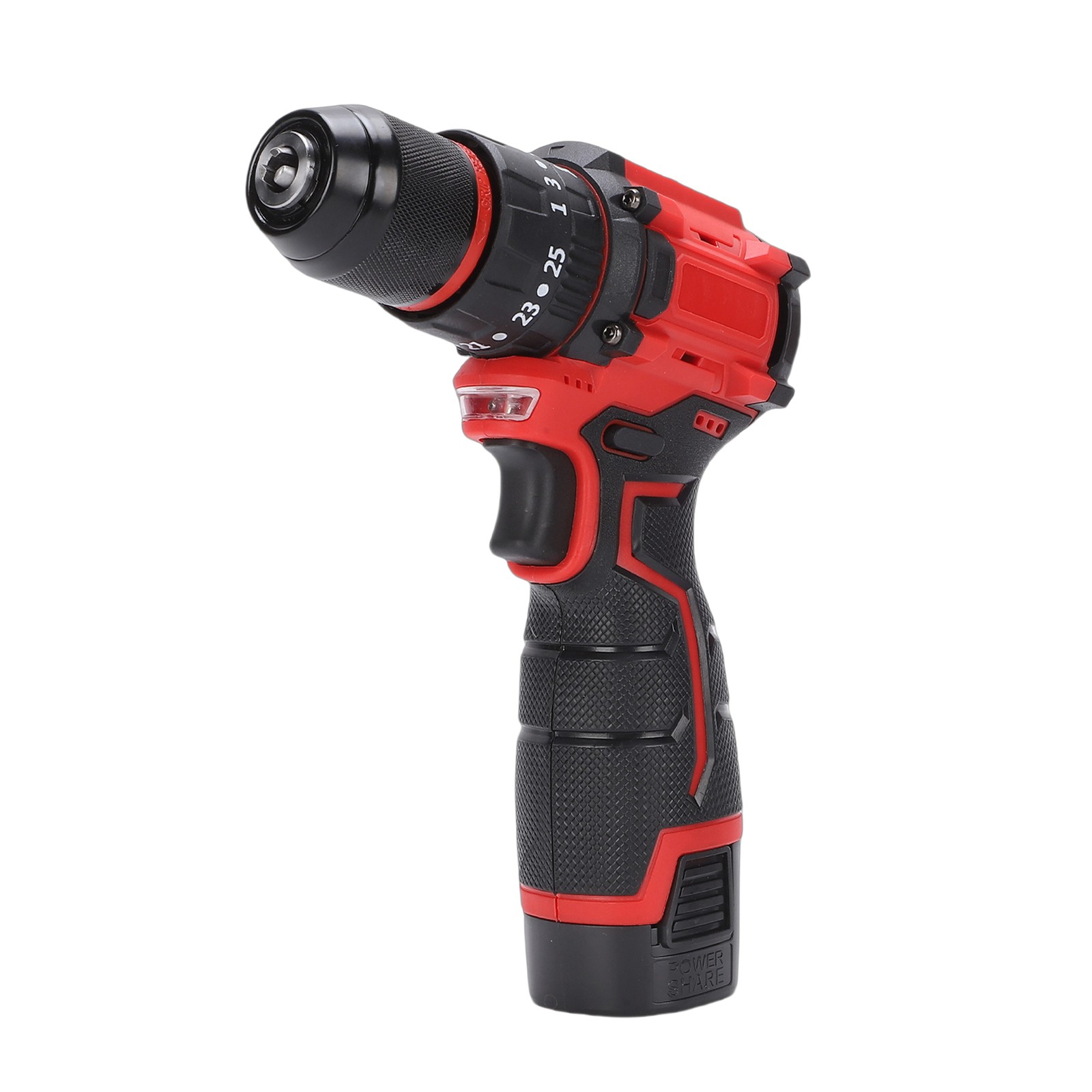 Cordless Drill Combo Kit Power Tool LED Light Drill Impact Driver +3 Batteries